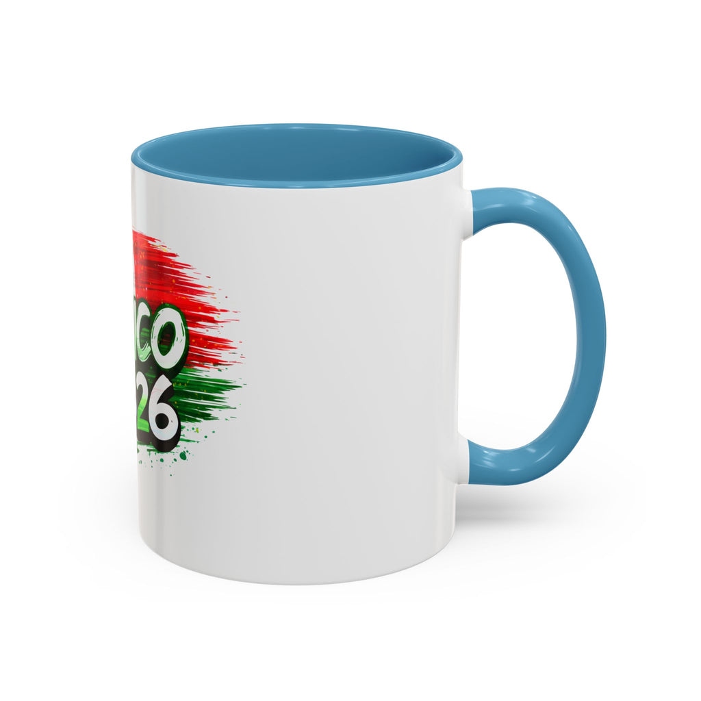 Mexico 2026 Soccer Mug — Mexican Flag Football Cup Coffee Cup (11/15oz)