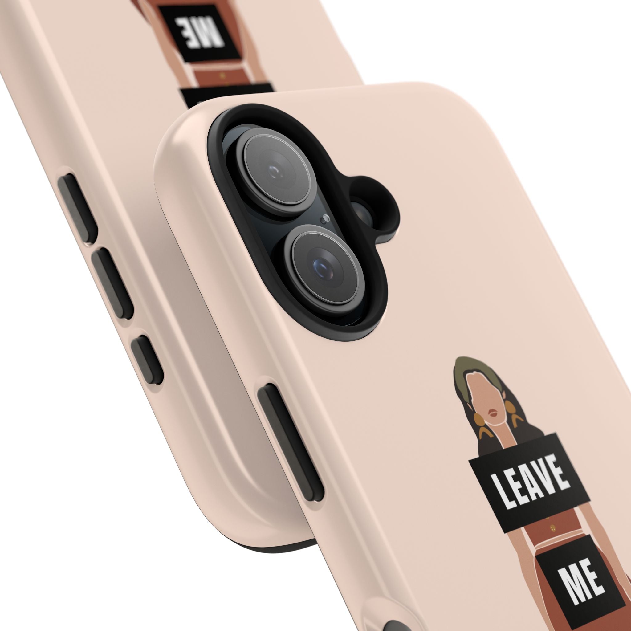 Leave Me Alone Phone Case — Tough Protective iPhone Case with Bold Statement Design