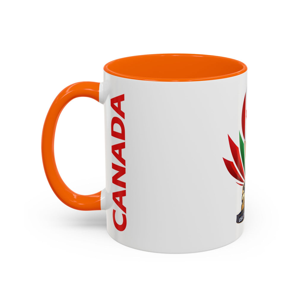 Canada 2026 Soccer Trophy Accent Coffee Mug — USA Canada Mexico Tournament Souvenir (11/15oz)