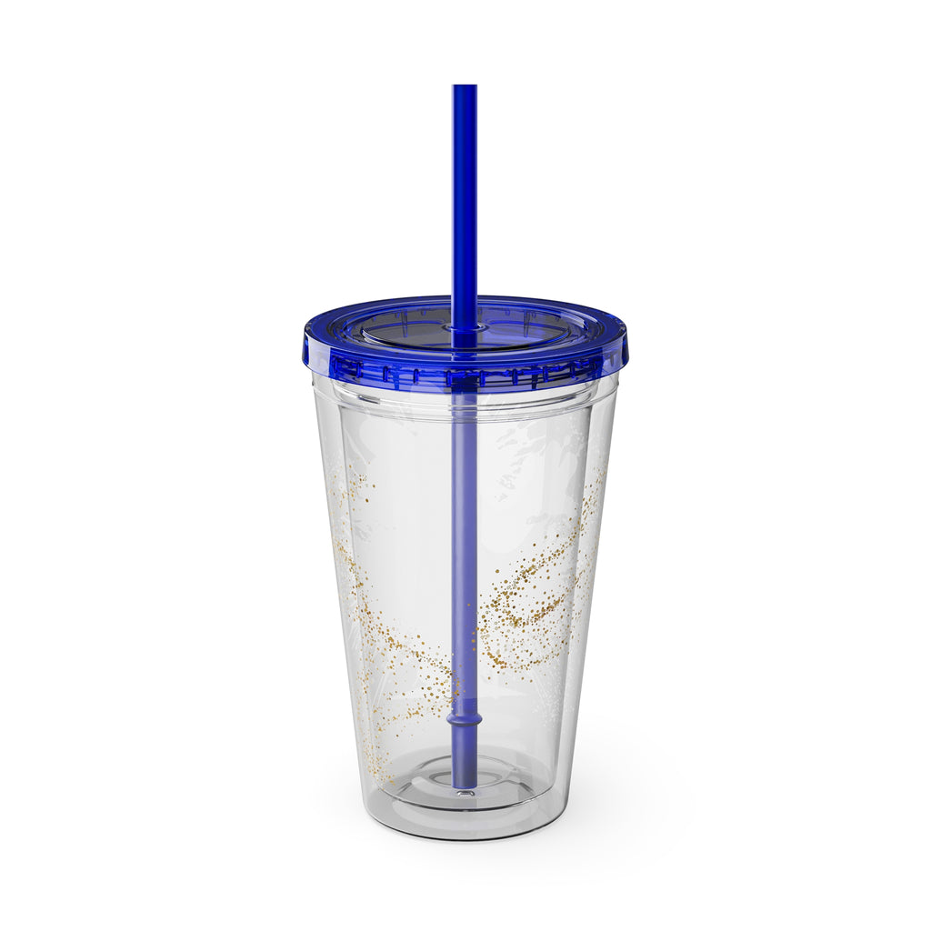 Minnie Mouse Sunsplash 16oz Tumbler with Straw