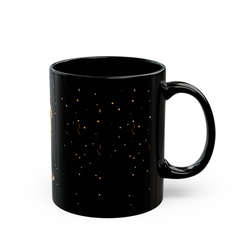 Running on coffee Black Mug