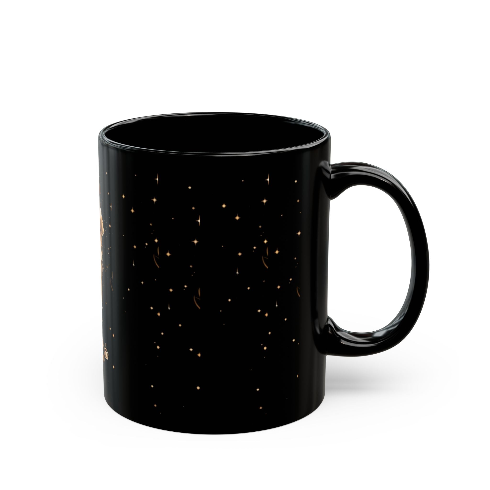Running on coffee Black Mug