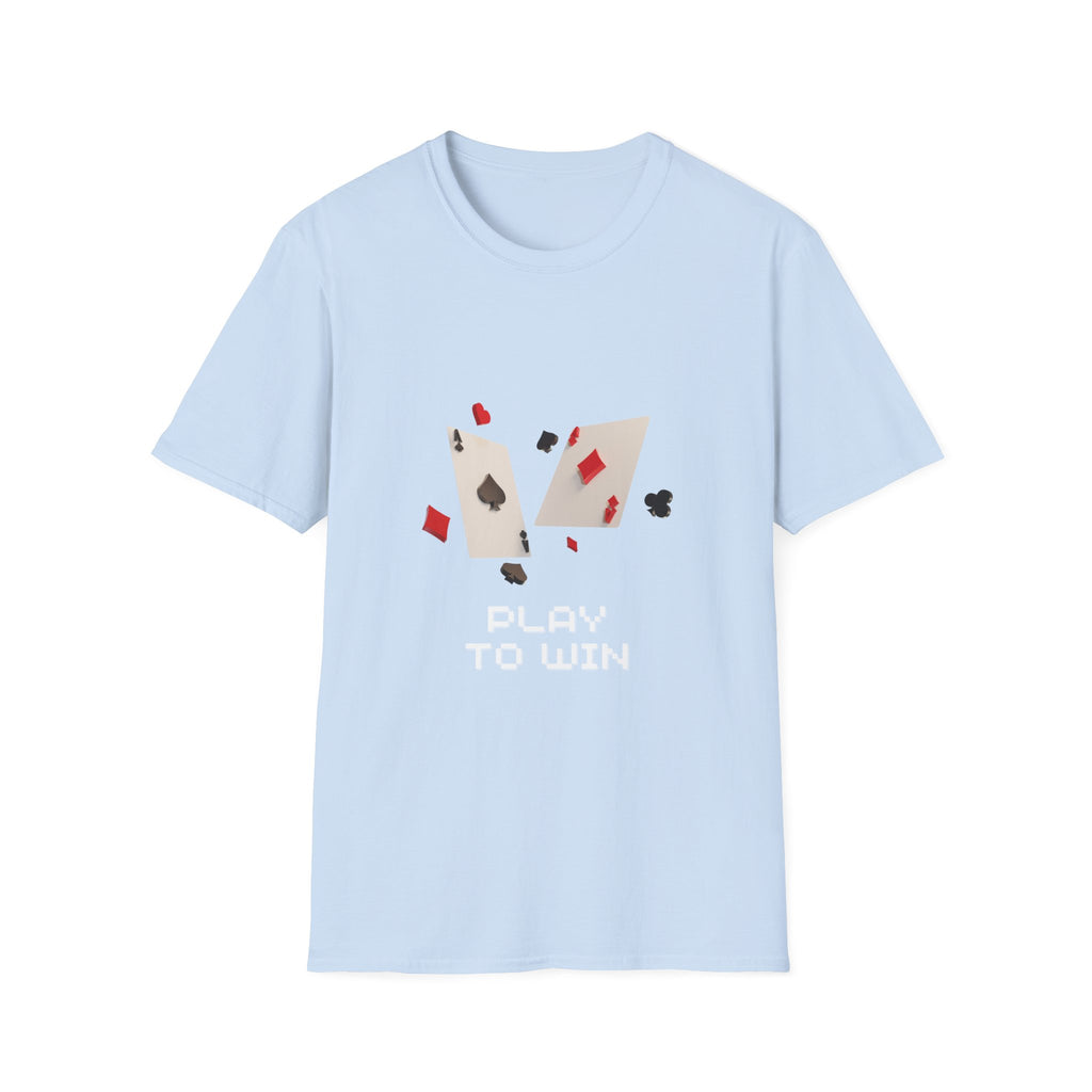 Play to Win T-Shirt — Poker Cards Gaming Tee