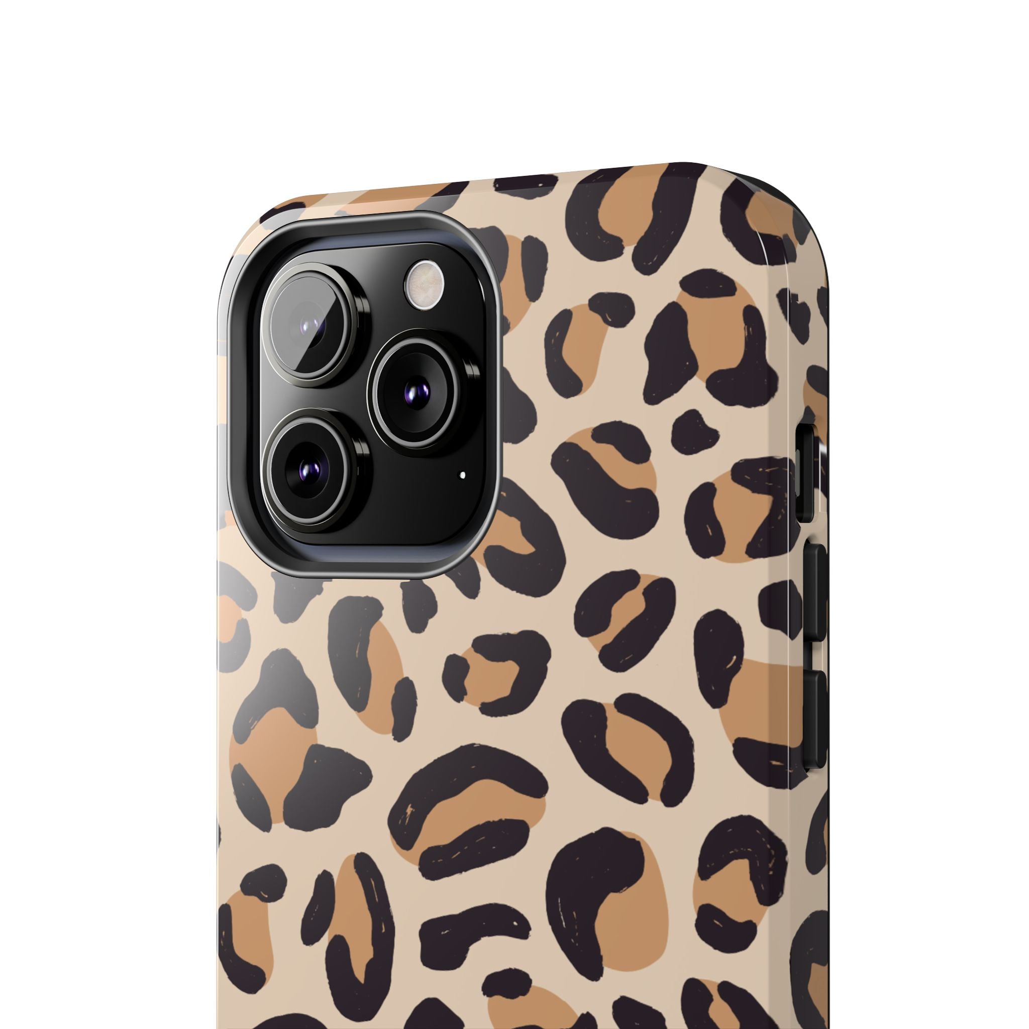 Leopard Print Tough Phone Case – Durable Glam Protective Cover