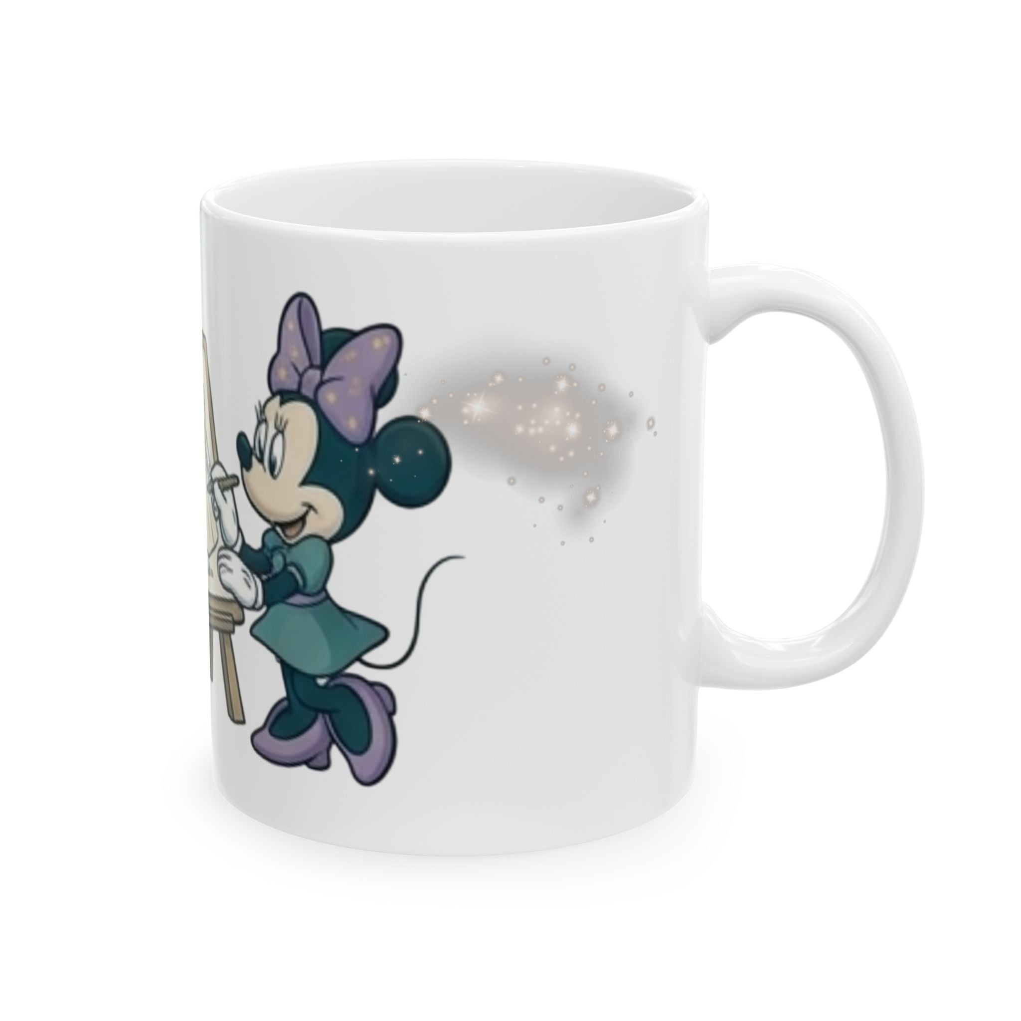 Ceramic Mug — Cute Character Sketching Dress Designer Coffee Cup (11oz)