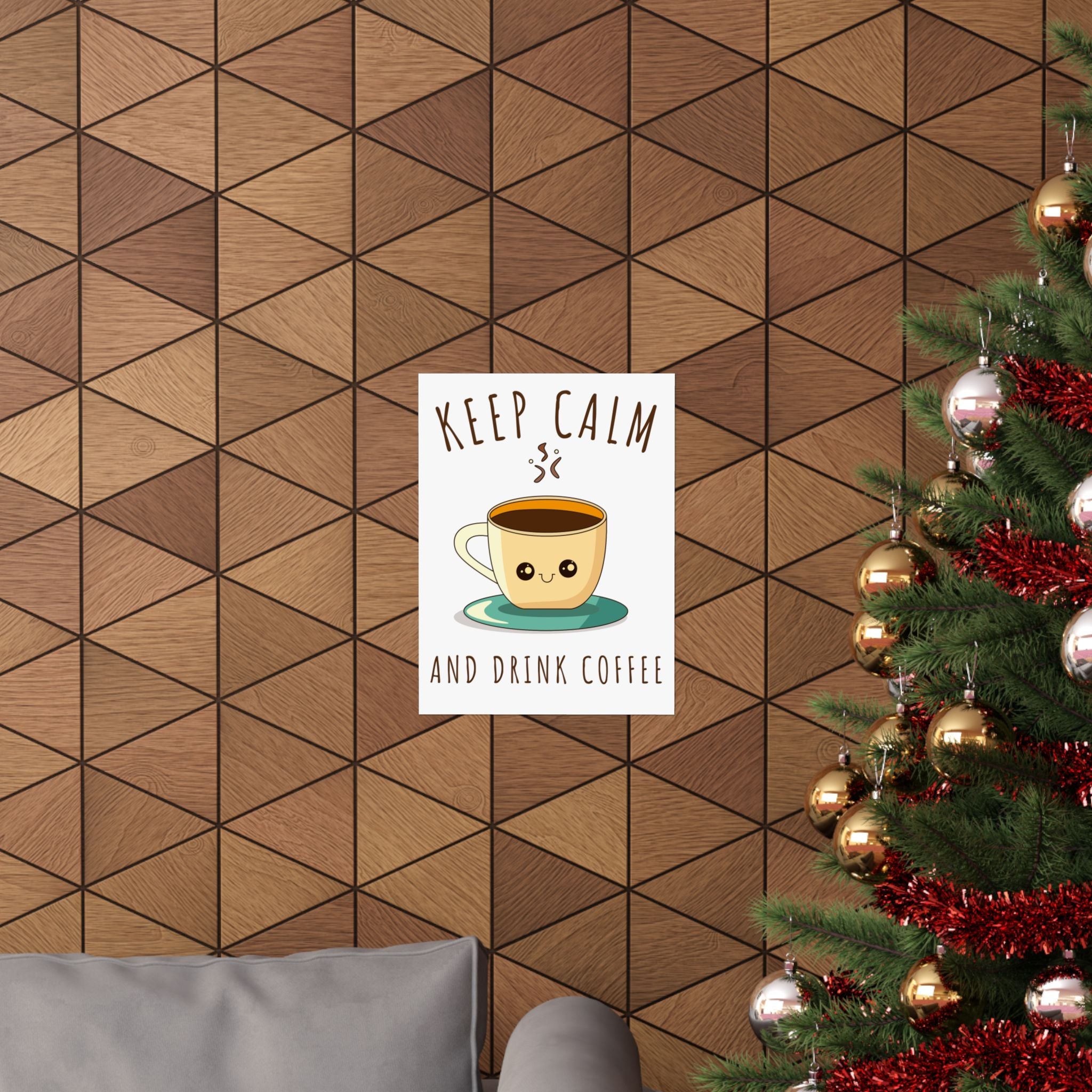 Keep calm & drink coffee Matte Vertical Posters