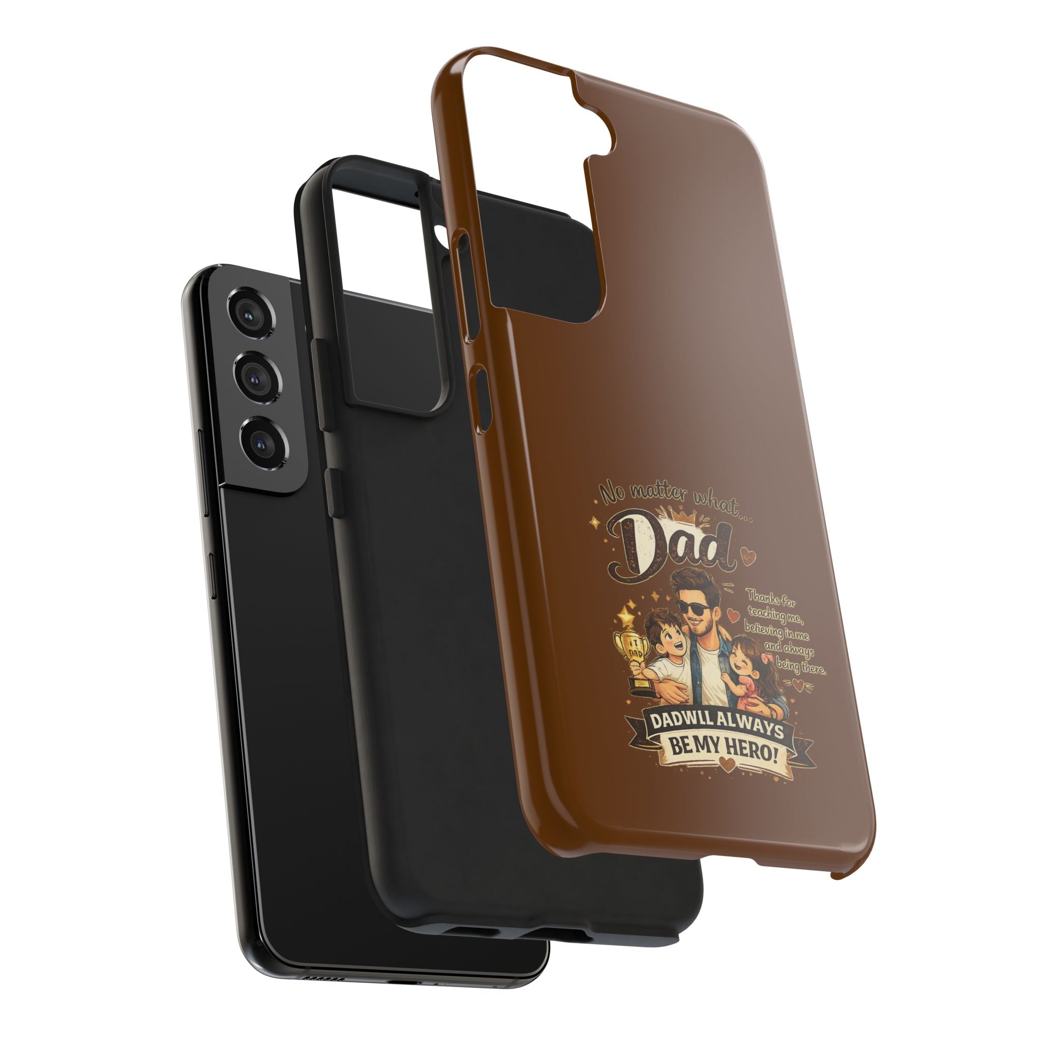 Dad I’ll Always Be My Hero Tough Phone Case — Father’s Day Protective Phone Cover