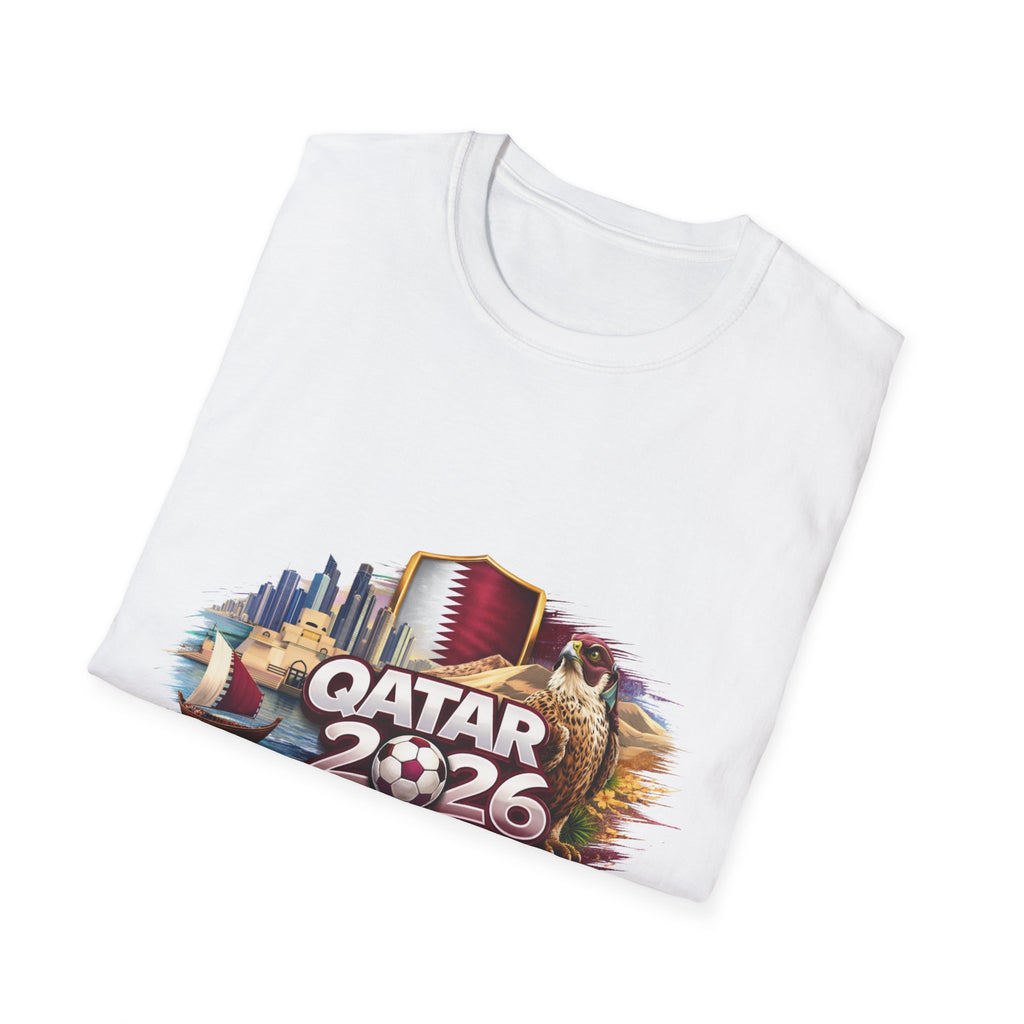 Qatar 2026 Football Fan T-Shirt –  Cup Style Soccer Tee