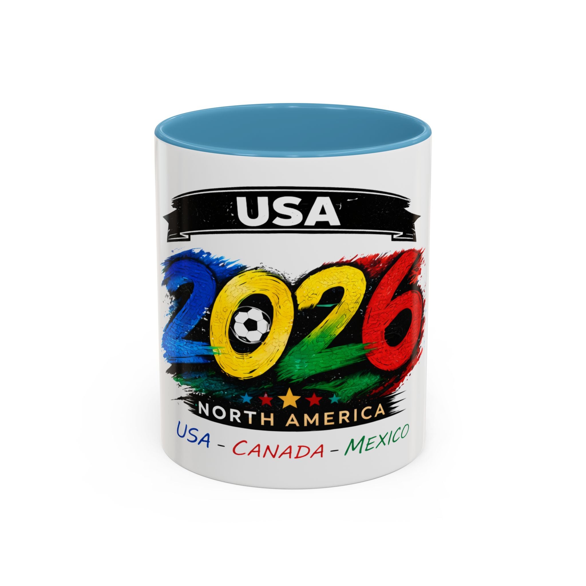 2026 North America Soccer Mug — USA Canada Mexico  Coffee Cup