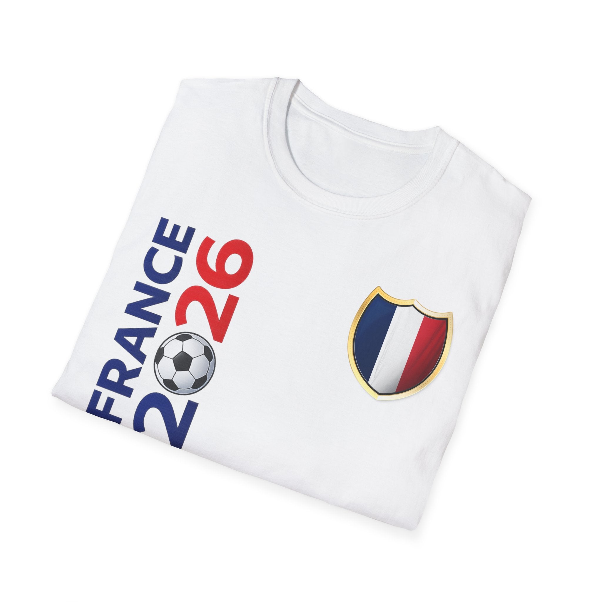 France 2026 Soccer T-Shirt — Tricolor Cup Fan Tee