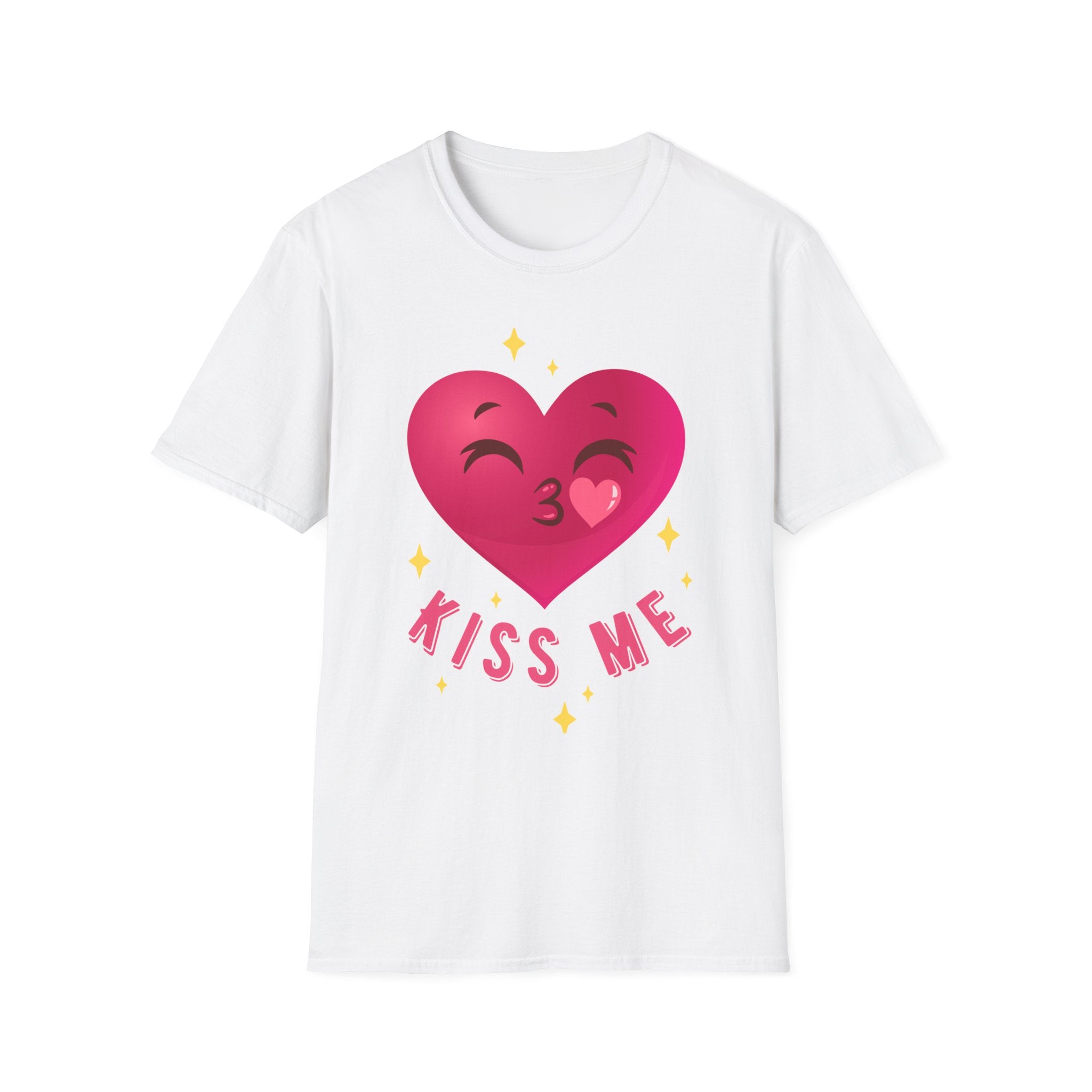 Kiss Me Heart Graphic T-Shirt — Cute Valentine’s Day Tee