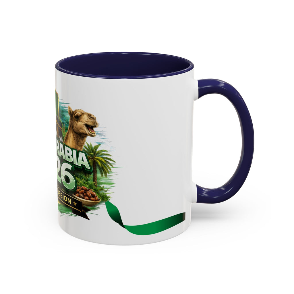 Saudi Arabia 2026 Football Passion Accent Coffee Mug – Cup Soccer Fan Gift