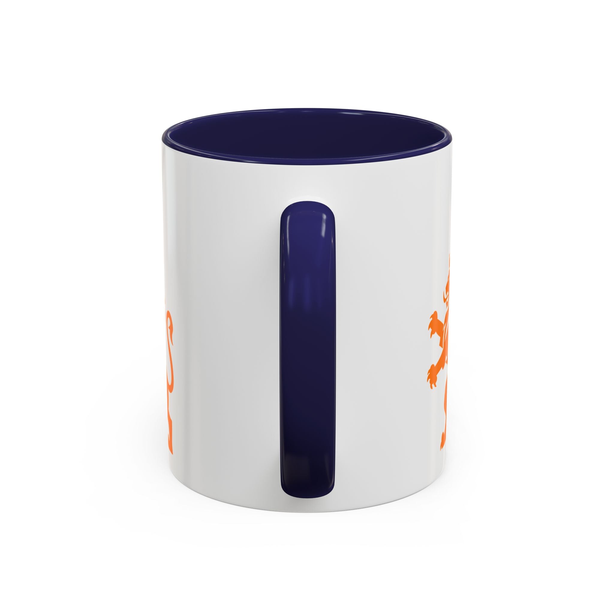 Netherlands 2026 Soccer Fan Coffee Mug — Orange Lion Accent Mug