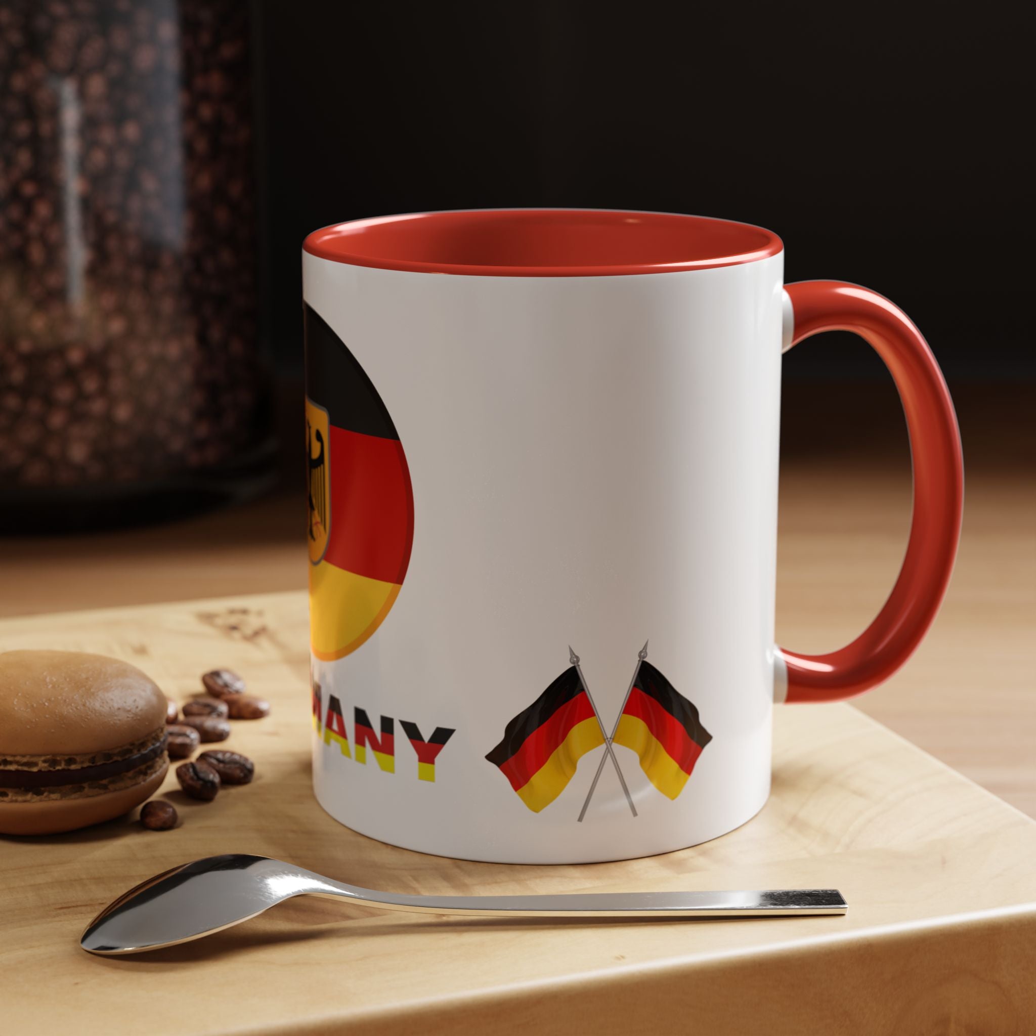 Germany Flag Coffee Mug — German Pride Accent Mug (11/15oz)