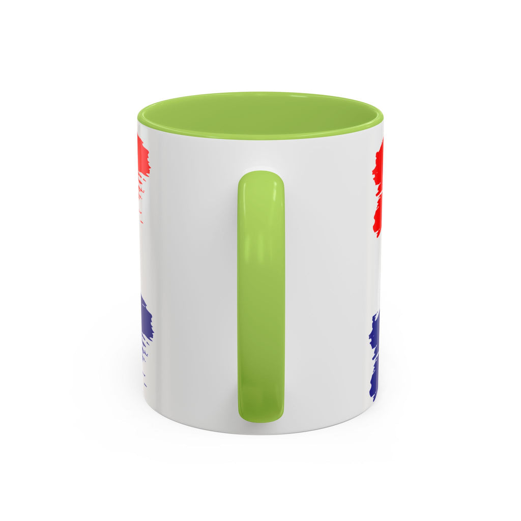 Croatia 2026 Accent Coffee Mug – Red White Blue Crest Soccer Fan Gift