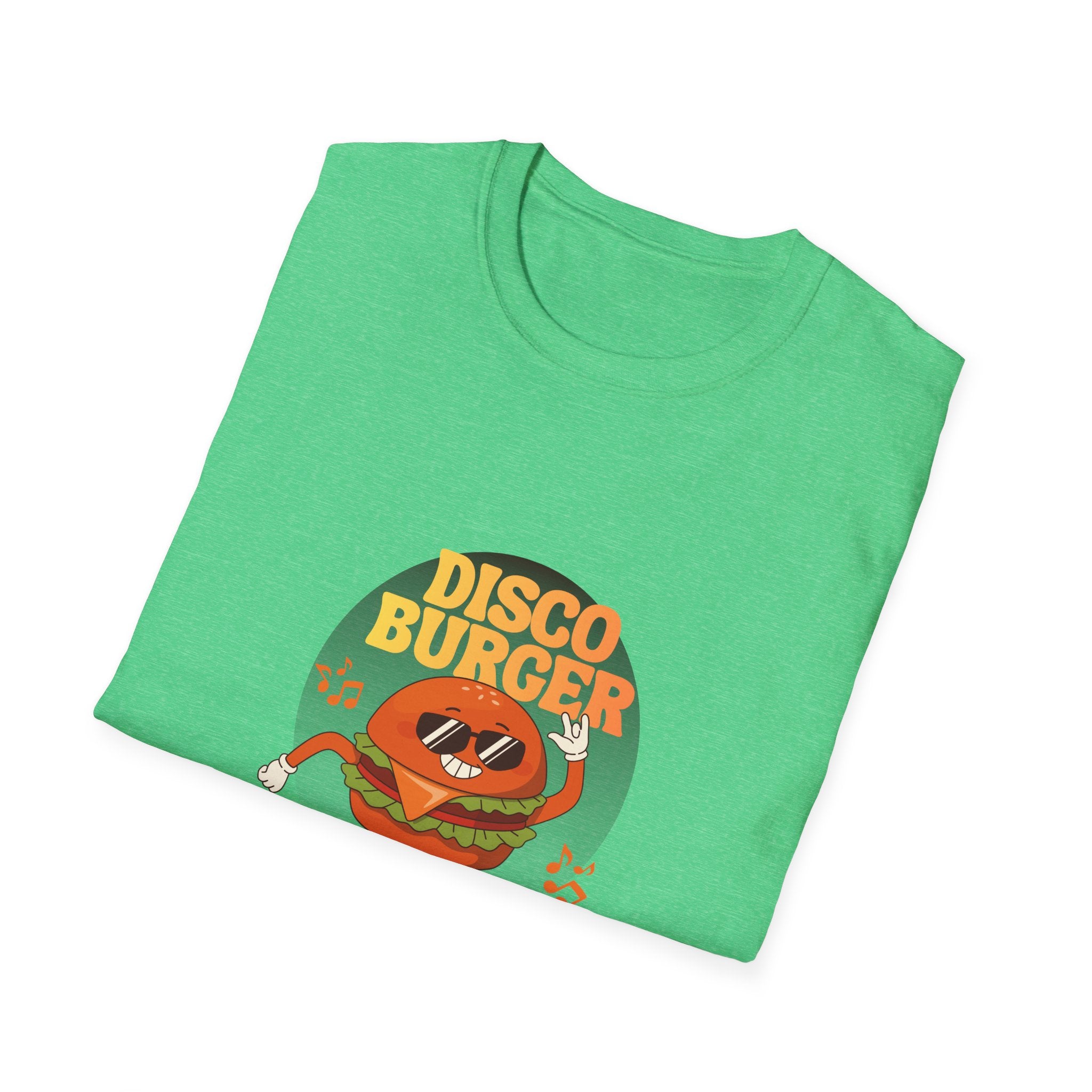 Disco Burger T-Shirt — Retro Dancing Burger Graphic Tee