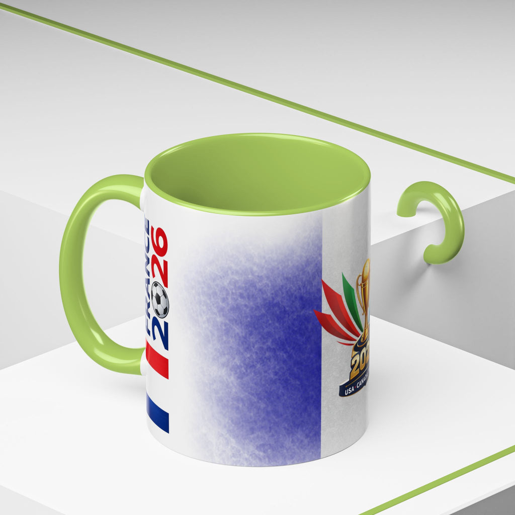 Soccer 2026 Commemorative Mug — France Accent Coffee Cup (11/15oz)