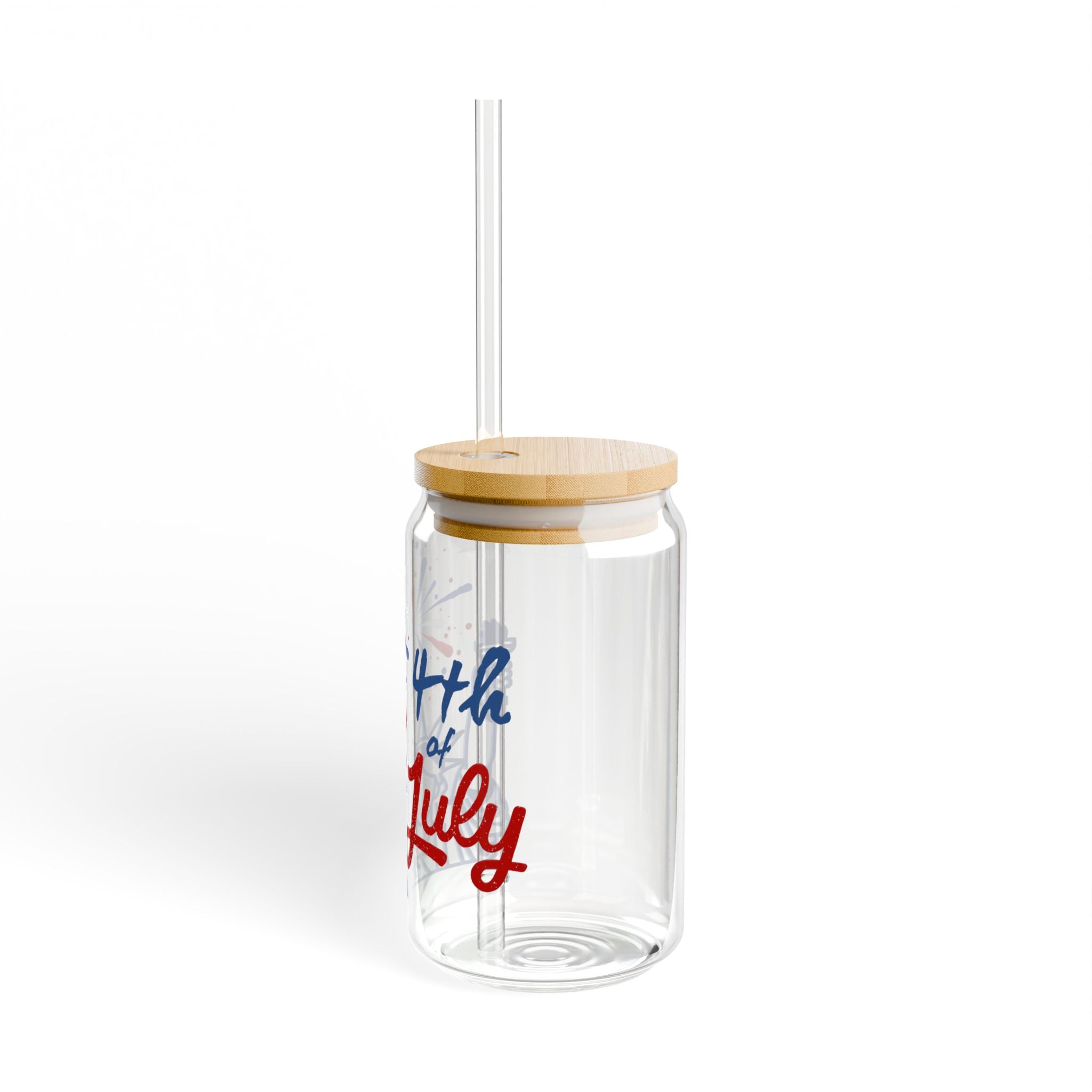 16oz July 4th Sipper Glass - Statue of Liberty Patriotic Drink Tumbler