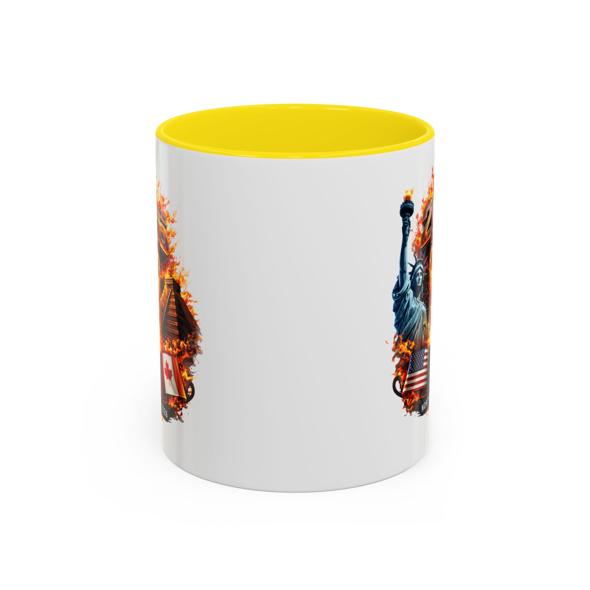 2026 North America Championship Coffee Mug — Trophy & Flags Accent Mug