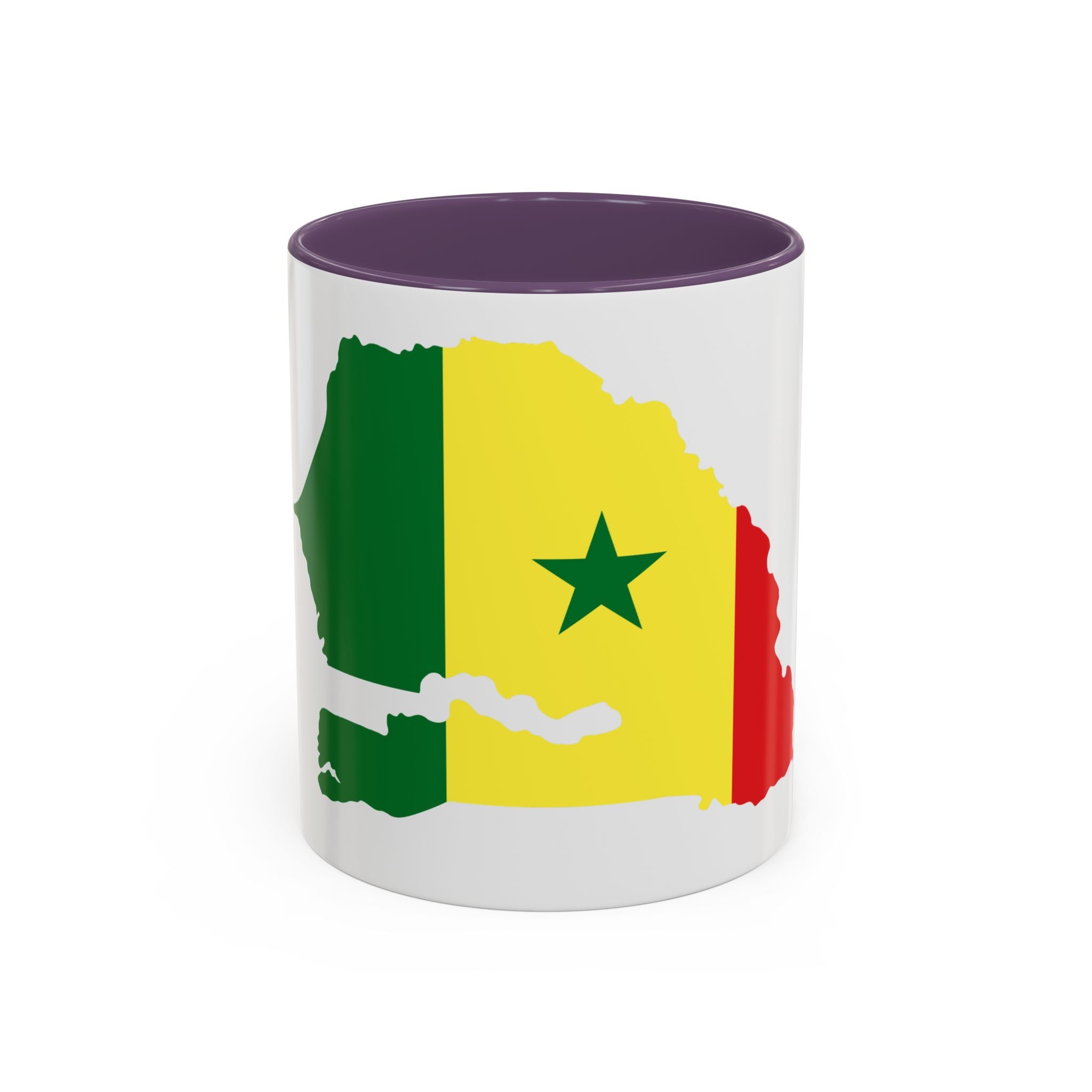 Senegal Flag Map Accent Coffee Mug – Pride Gift for Senegalese Coffee Lovers