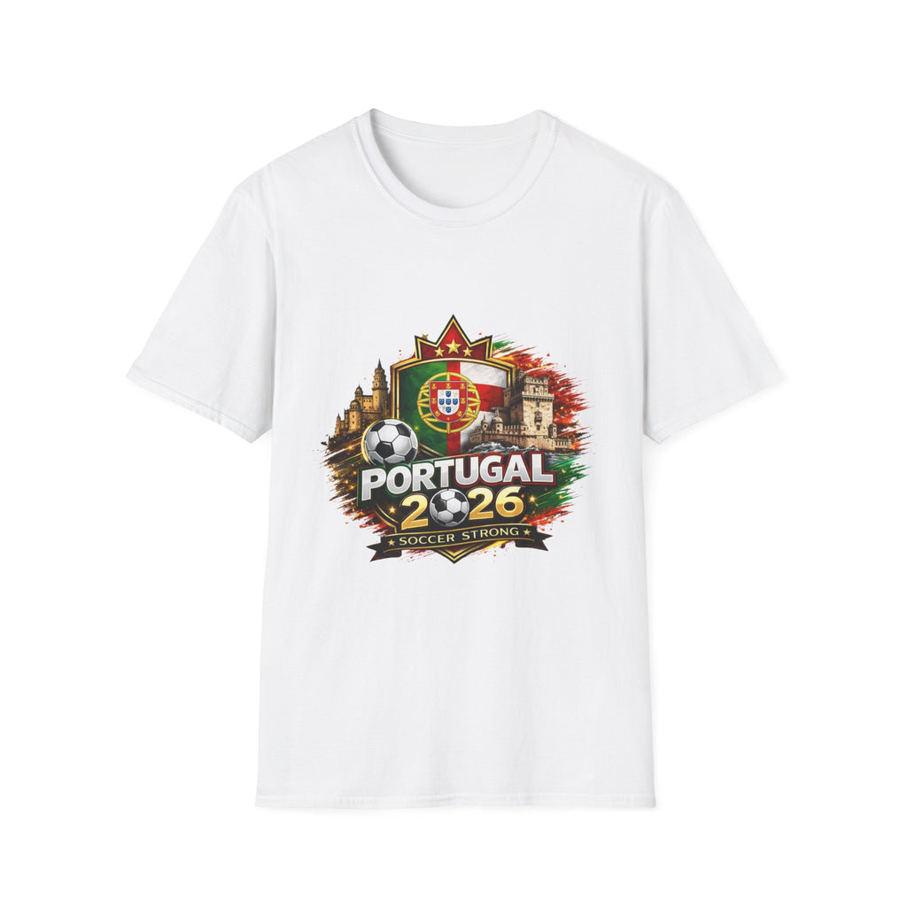 Portugal 2026 Soccer T-Shirt – Cup Fan Jersey with Crest & Trophy
