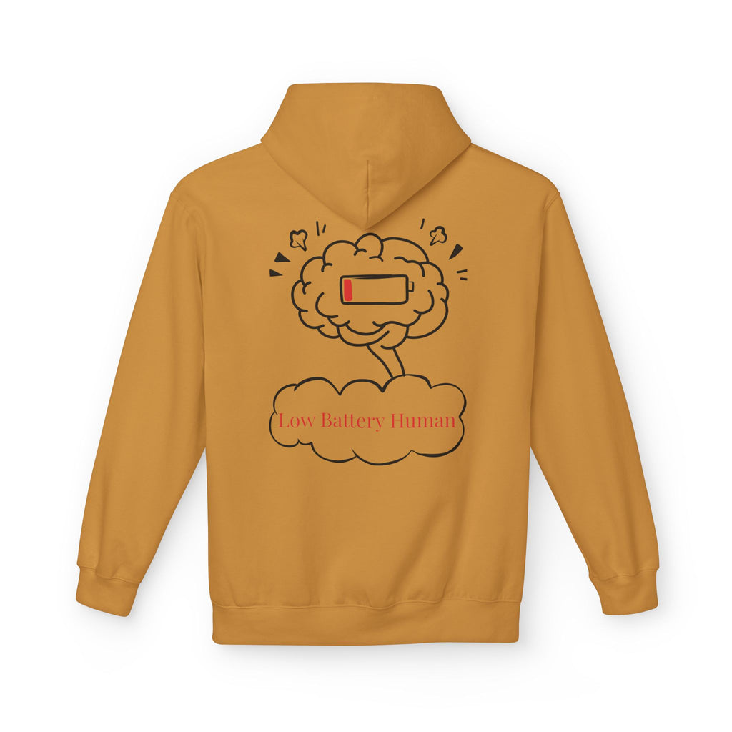 Low Battery Human Unisex Midweight Softstyle Fleece Hoodie