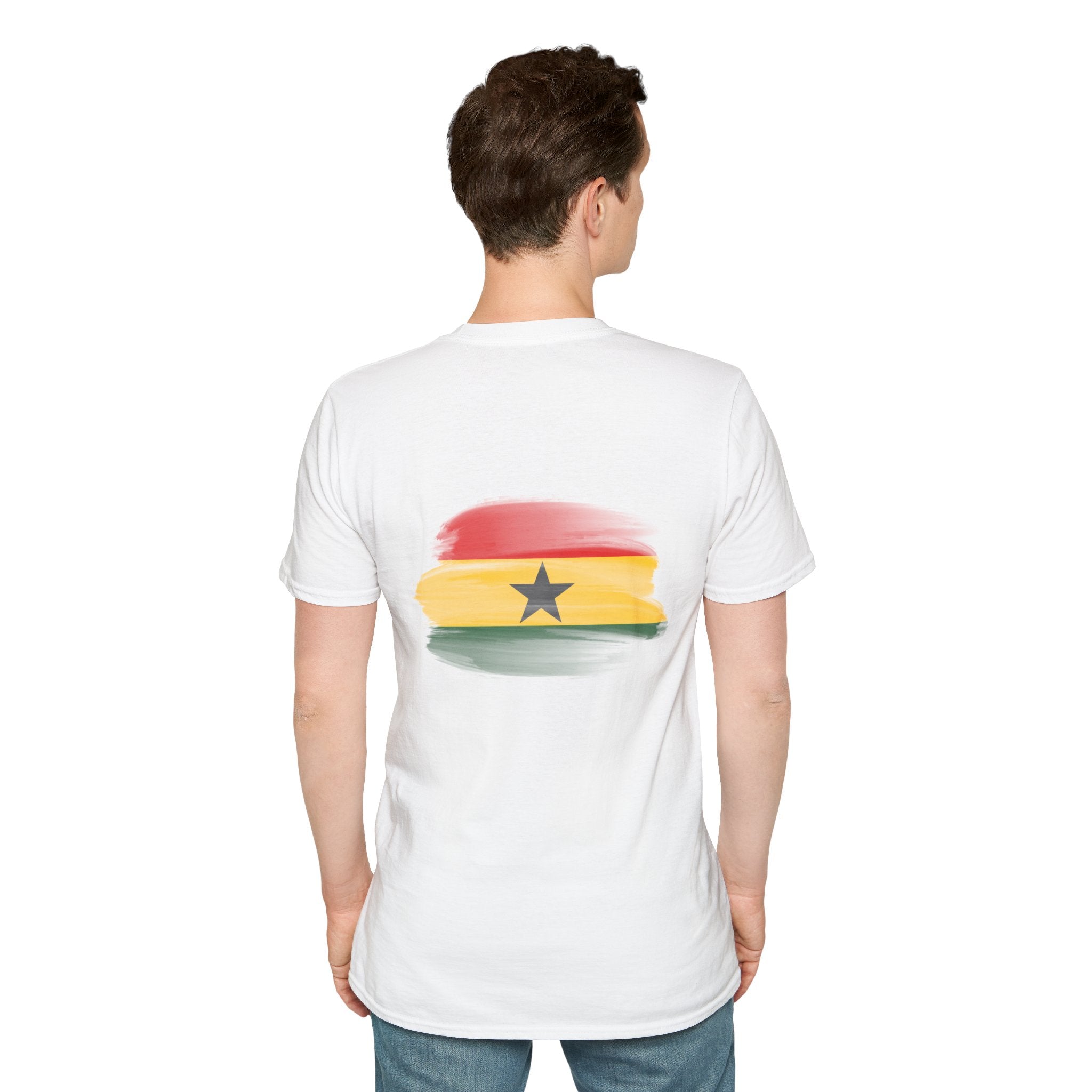 Ghana Flag Soccer Trophy T-Shirt