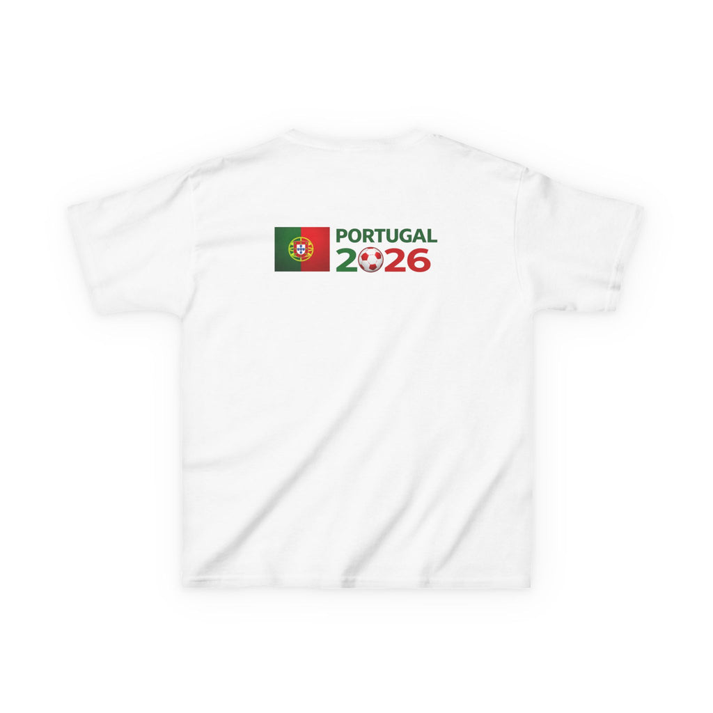 Kids Ronaldo Soccer T‑Shirt — Portugal 2026 Cup Jersey Tee