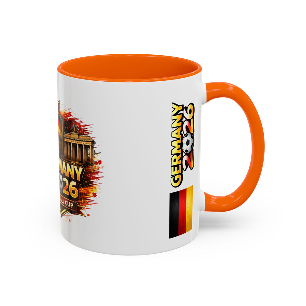Germany 2026 Football Cup Coffee Mug – Soccer Fan Germany 2026 Accent Mug