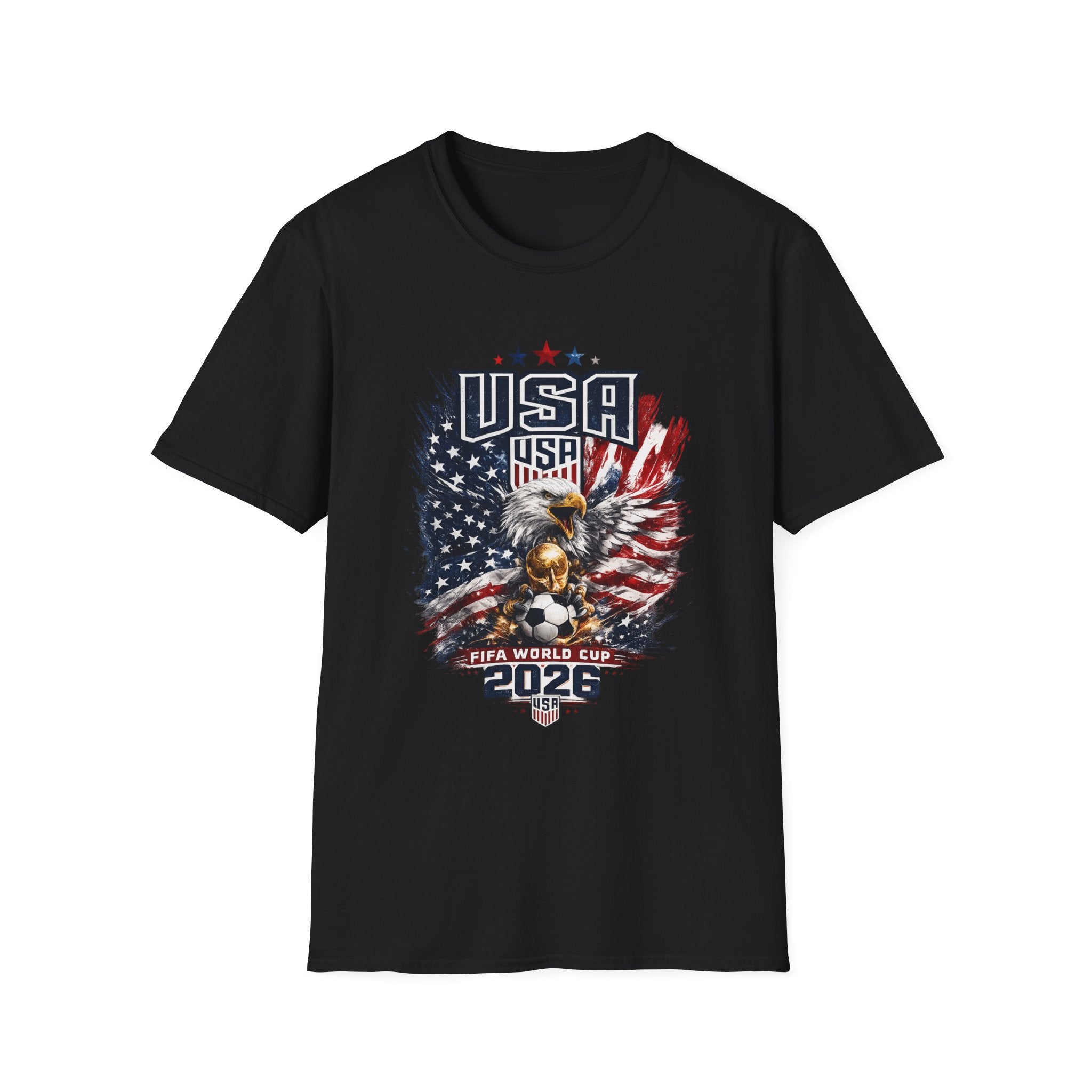 USA Eagle Graphic T-Shirt — Patriotic 2026 American Flag Design