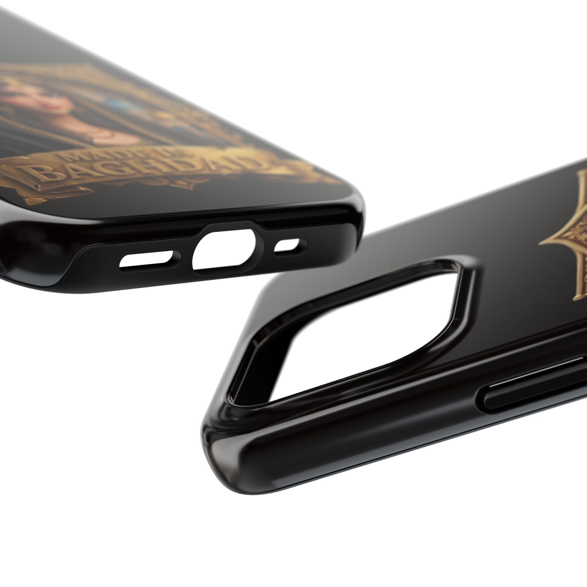 Made in Baghdad Phone Case — Elegant Middle Eastern Portrait Tough Protective Case