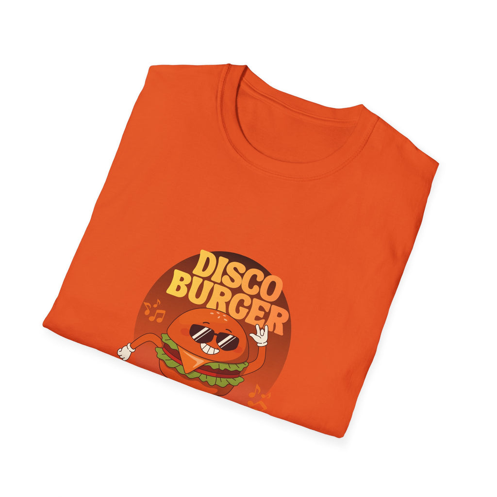 Disco Burger T-Shirt — Retro Dancing Burger Graphic Tee