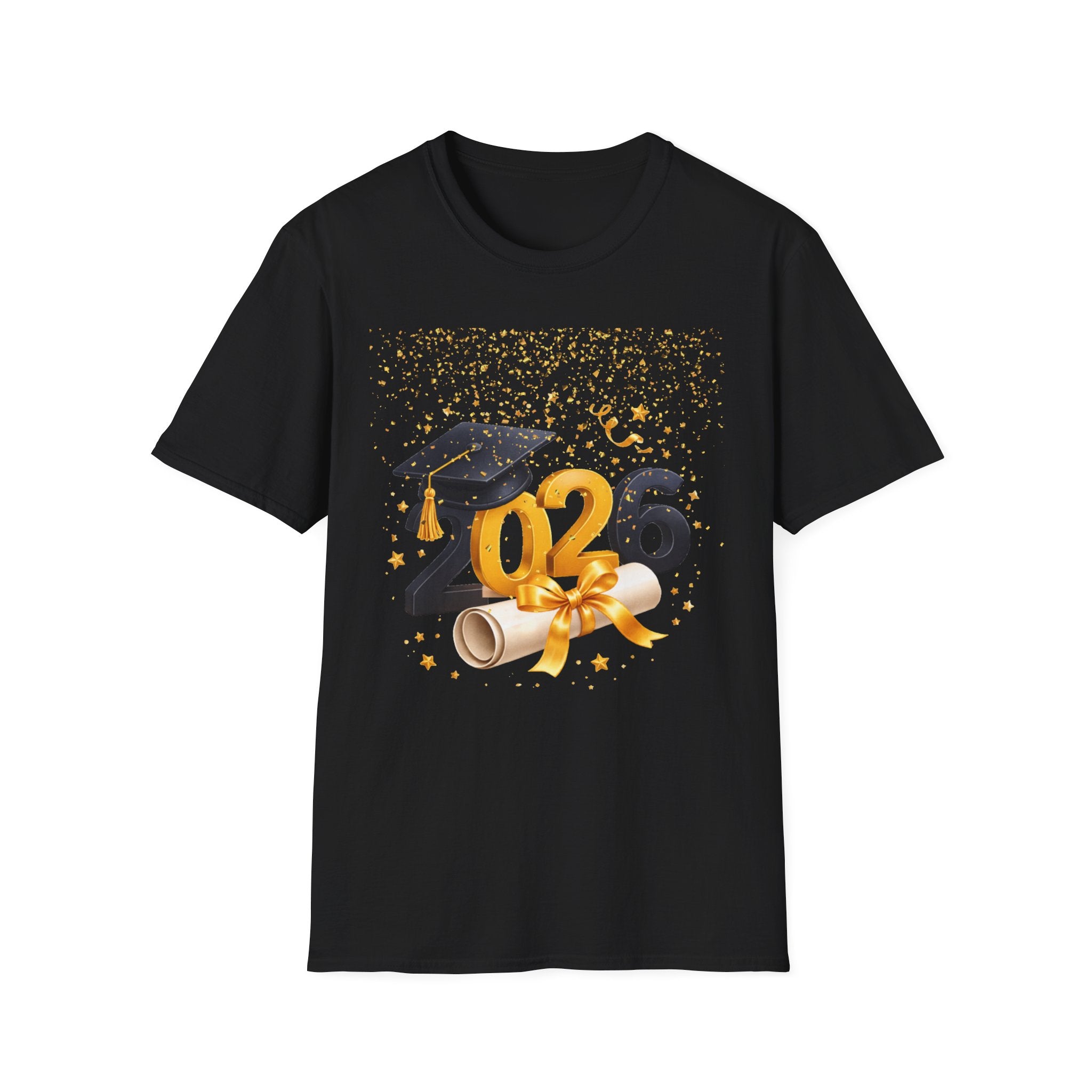 2026 Graduation T-Shirt – Class of 2026 Cap & Diploma Celebration Tee