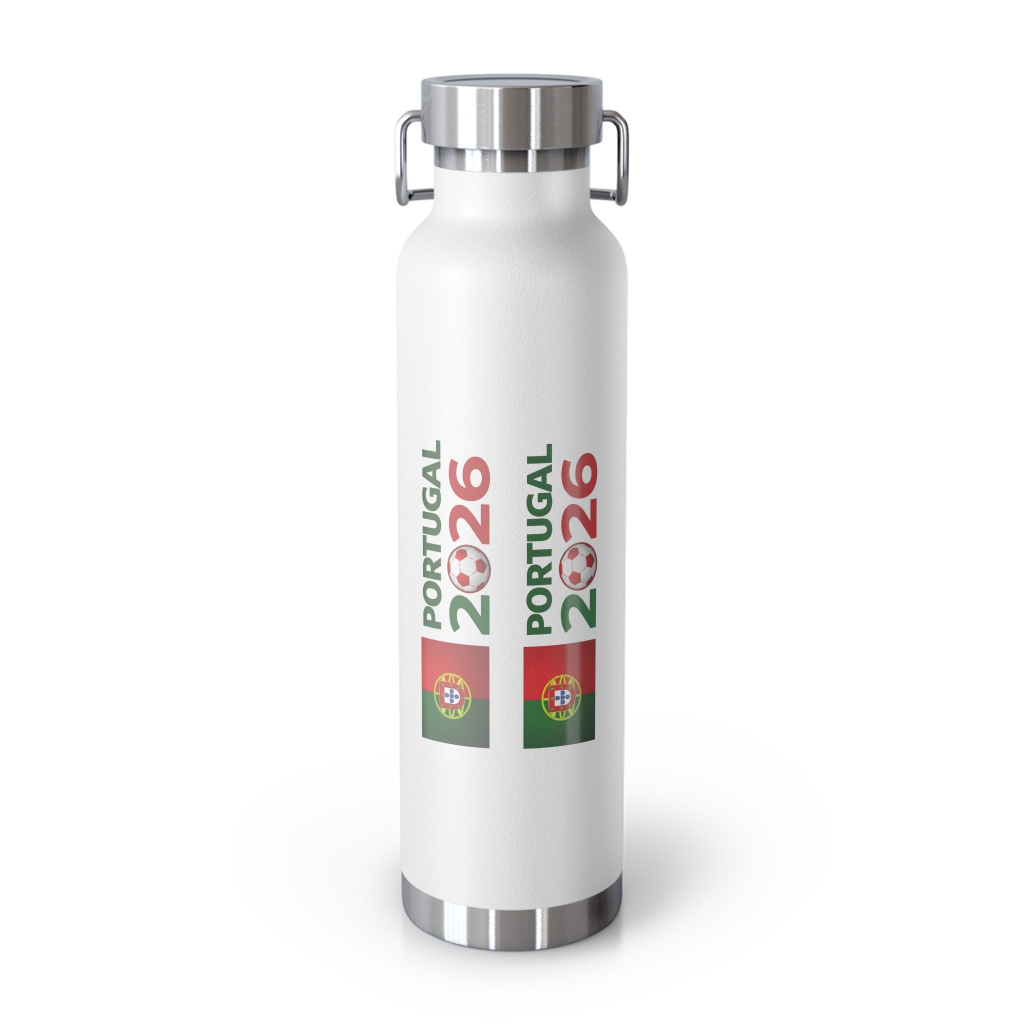 Portugal 2026 Tournament Cup Vacuum Bottle — Portugal Emblem 22oz Insulated Bottle