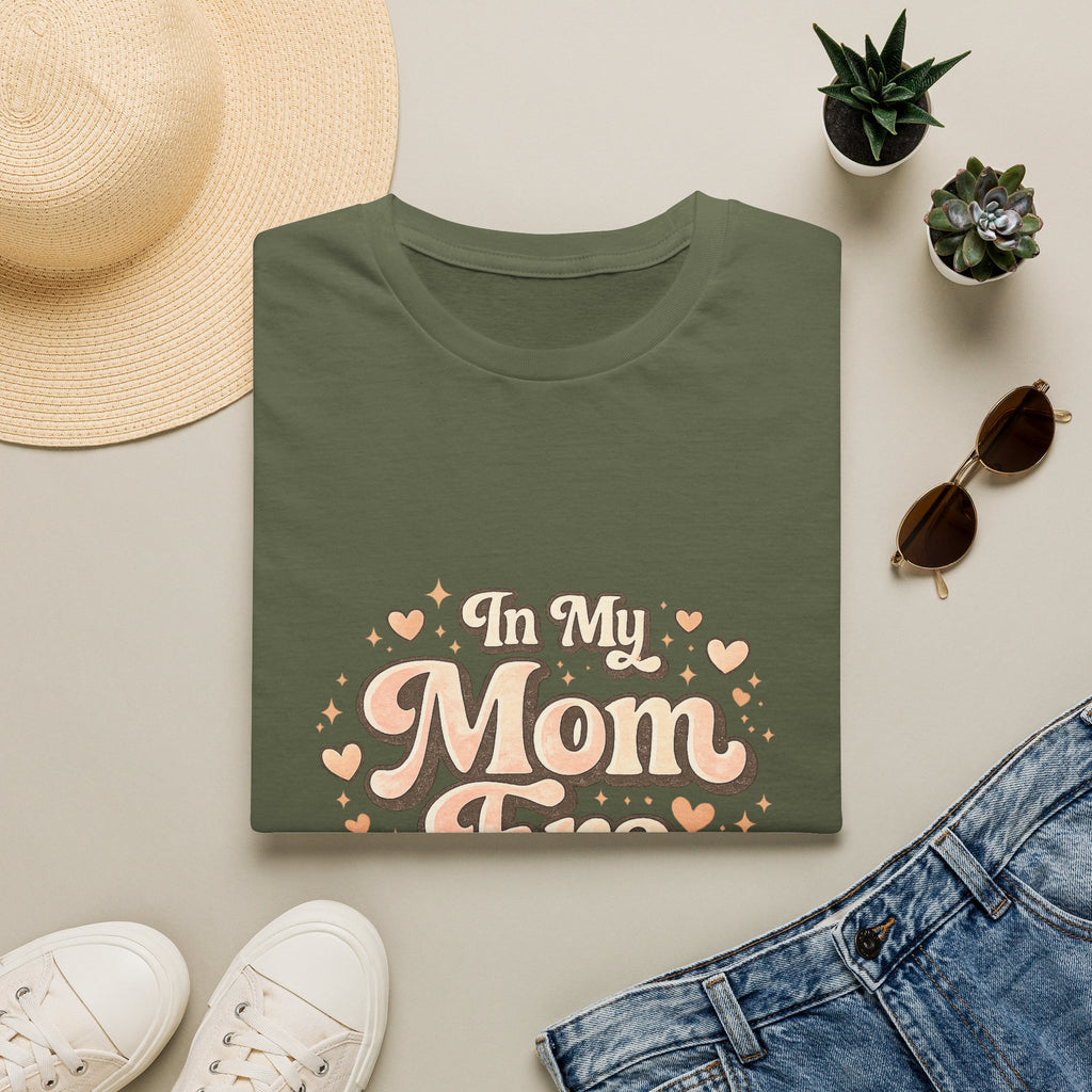Mom Era T‑Shirt — "In My Mom Era" Vintage Heart Graphic