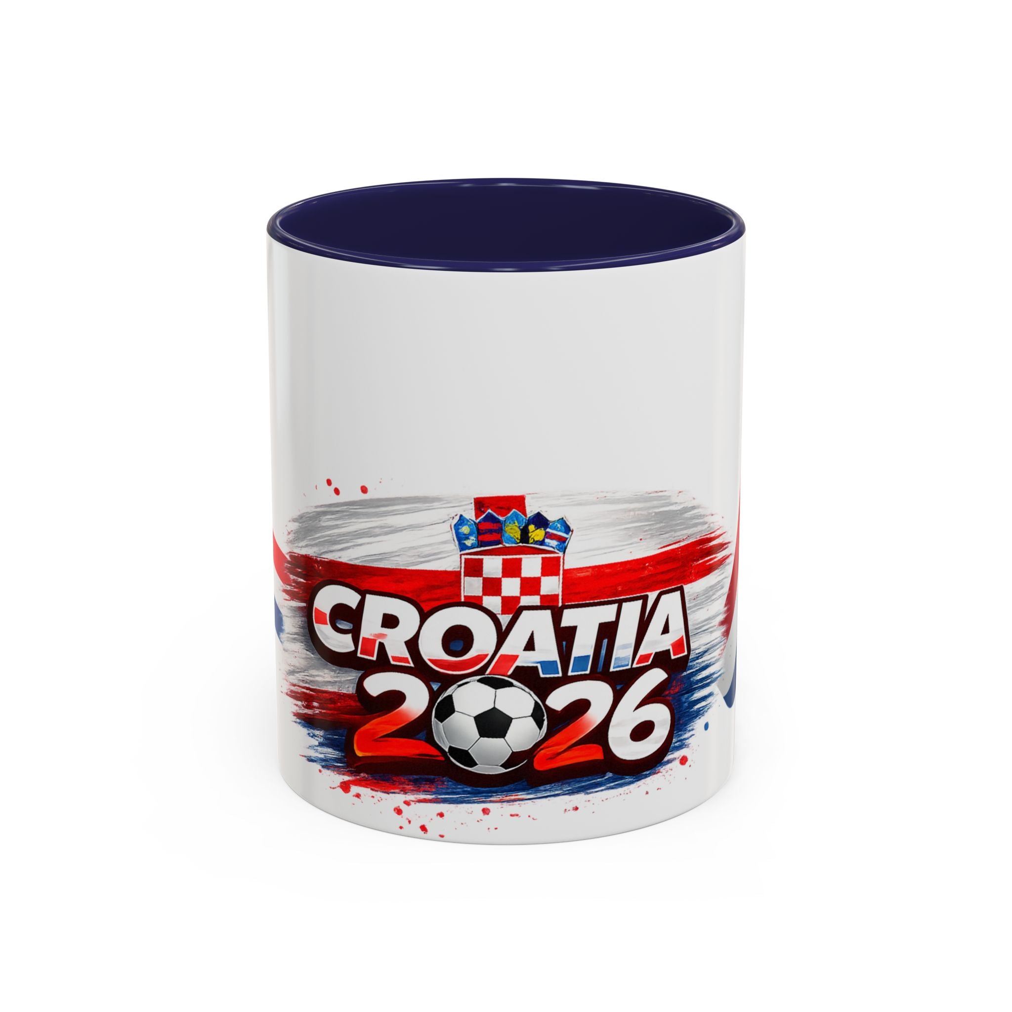 Croatia 2026 Soccer Mug – Croatia Flag Football Fan Coffee Cup (11/15oz)