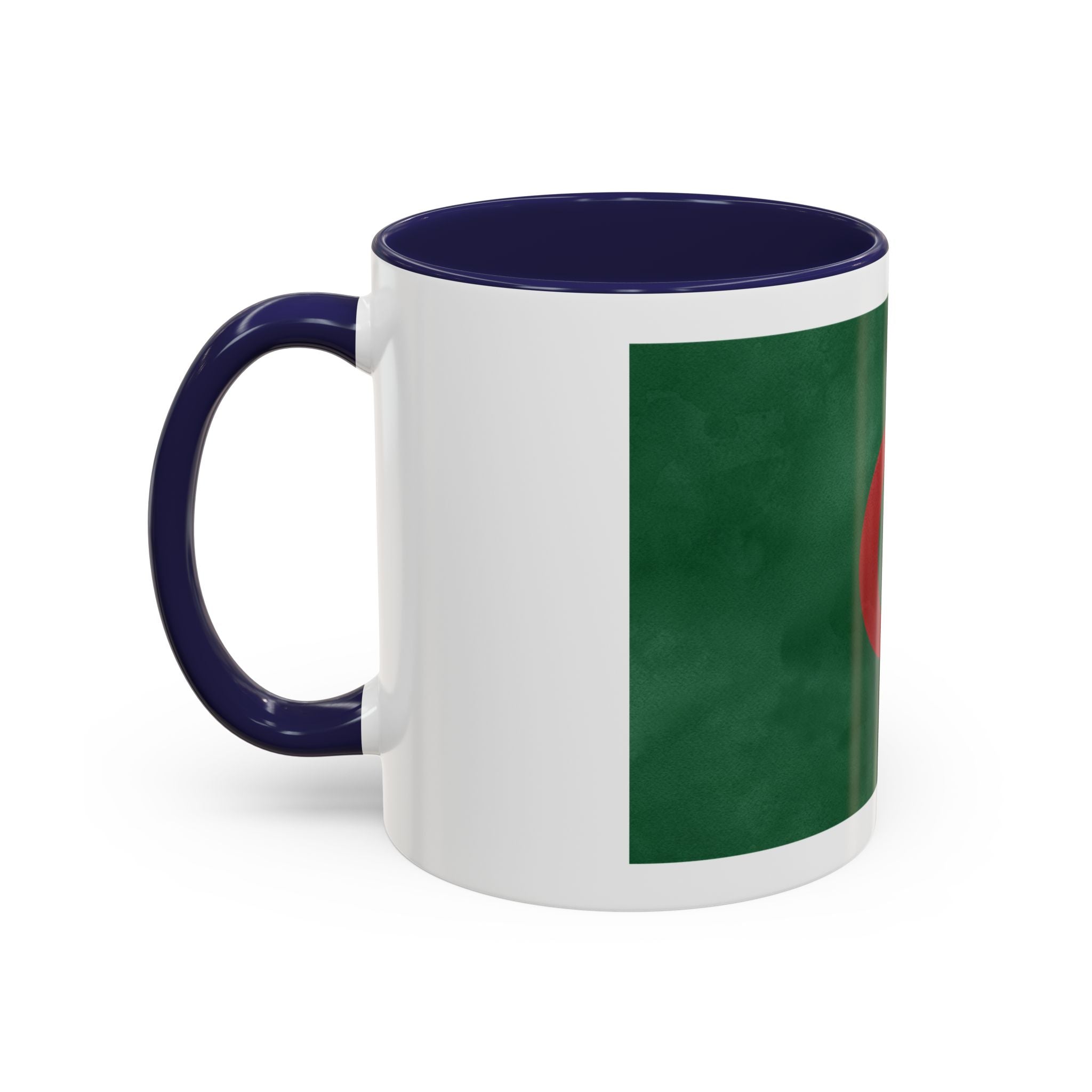 Algeria Flag Accent Coffee Mug (11/15oz) — Crescent & Star National Pride Tea Cup