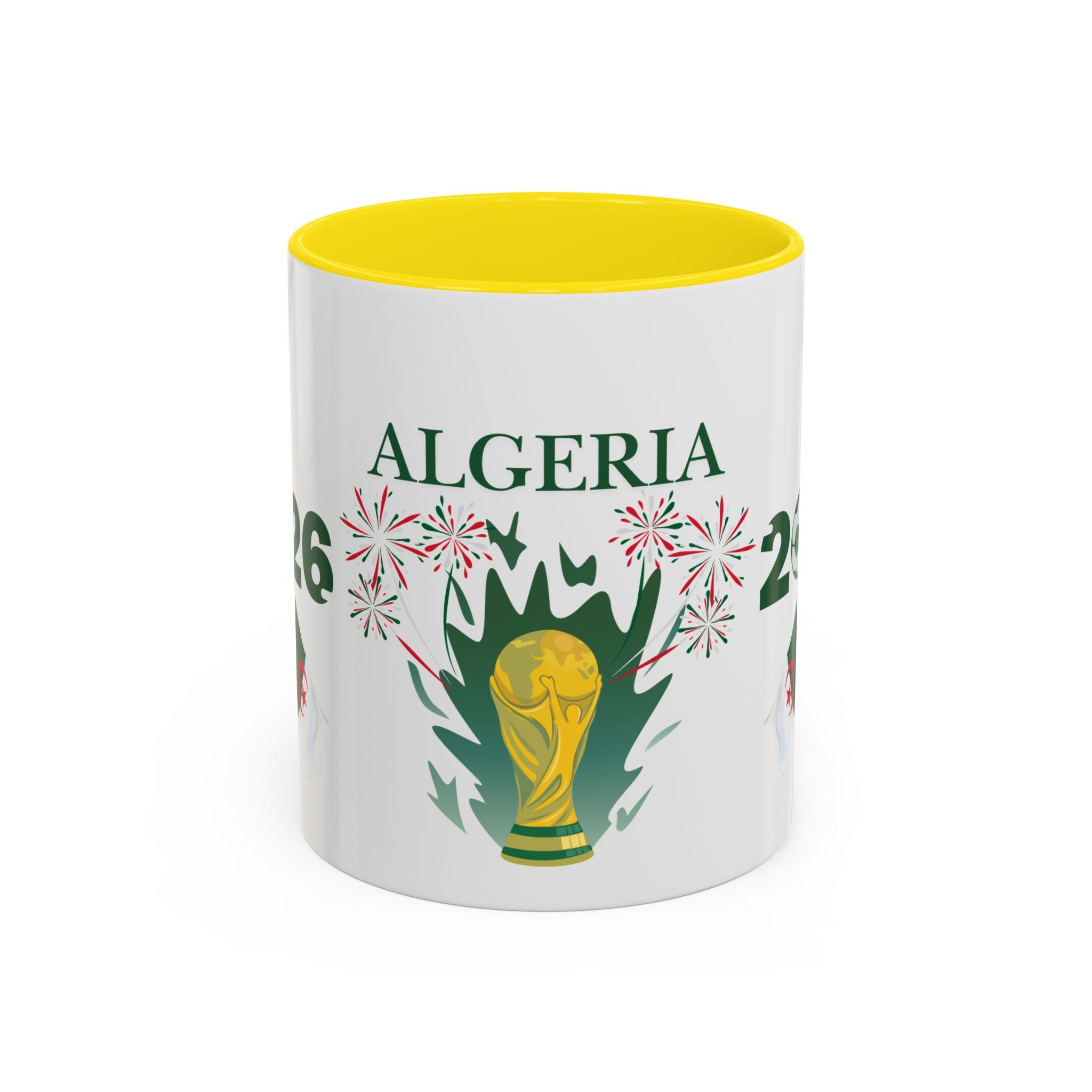 Algeria 2026 Cup Coffee Mug - Soccer Fan Accent Mug