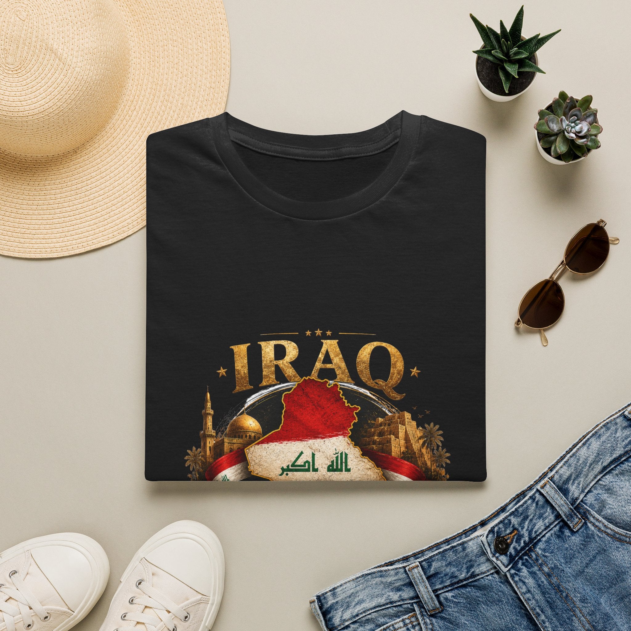 Iraq Flag Shirt, Iraqi Heritage T-Shirt, Iraq Forever Tee, Iraqi Pride Gift, Iraq Map Shirt, Patriotic Iraq Graphic Tee