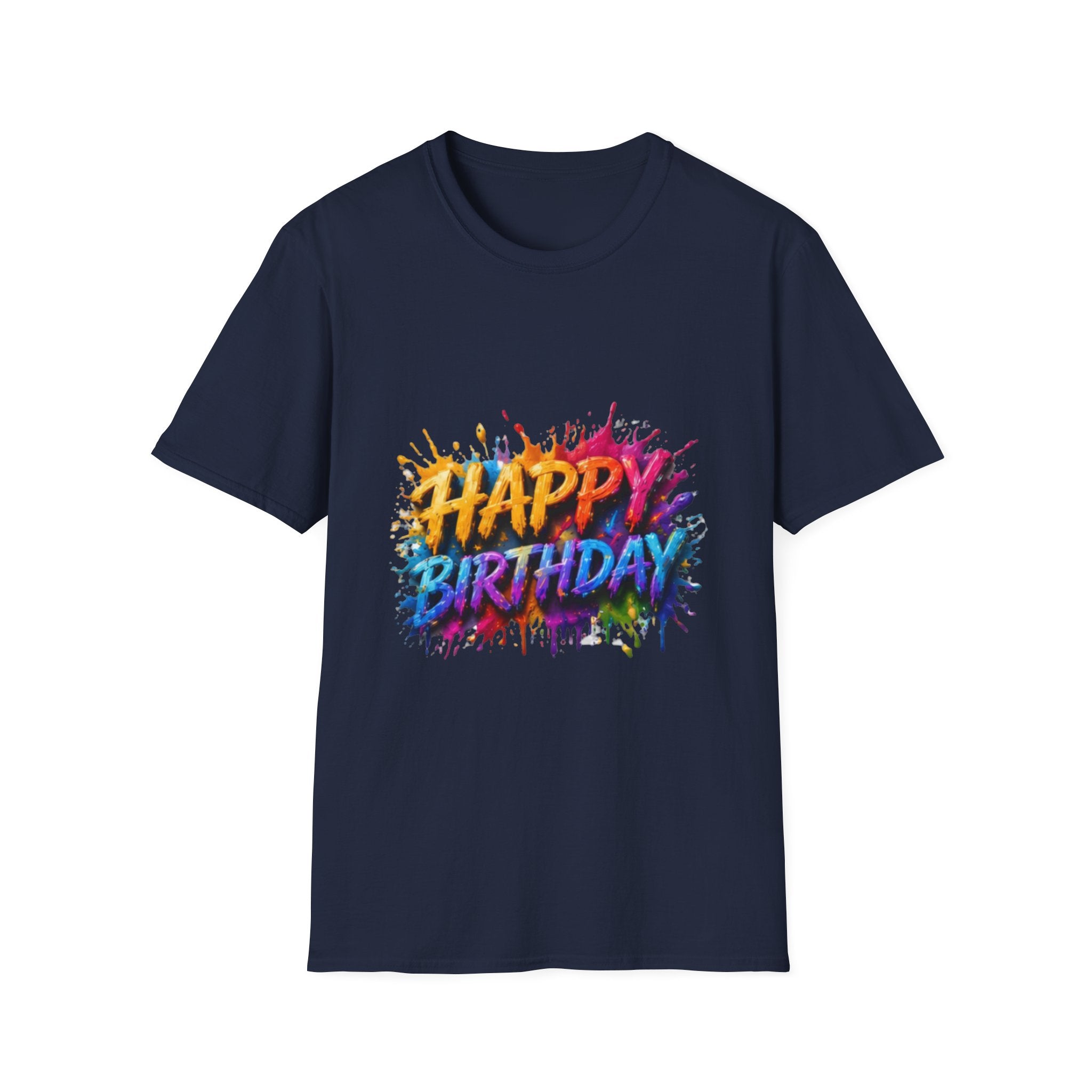 Happy Birthday Color Splash T-Shirt