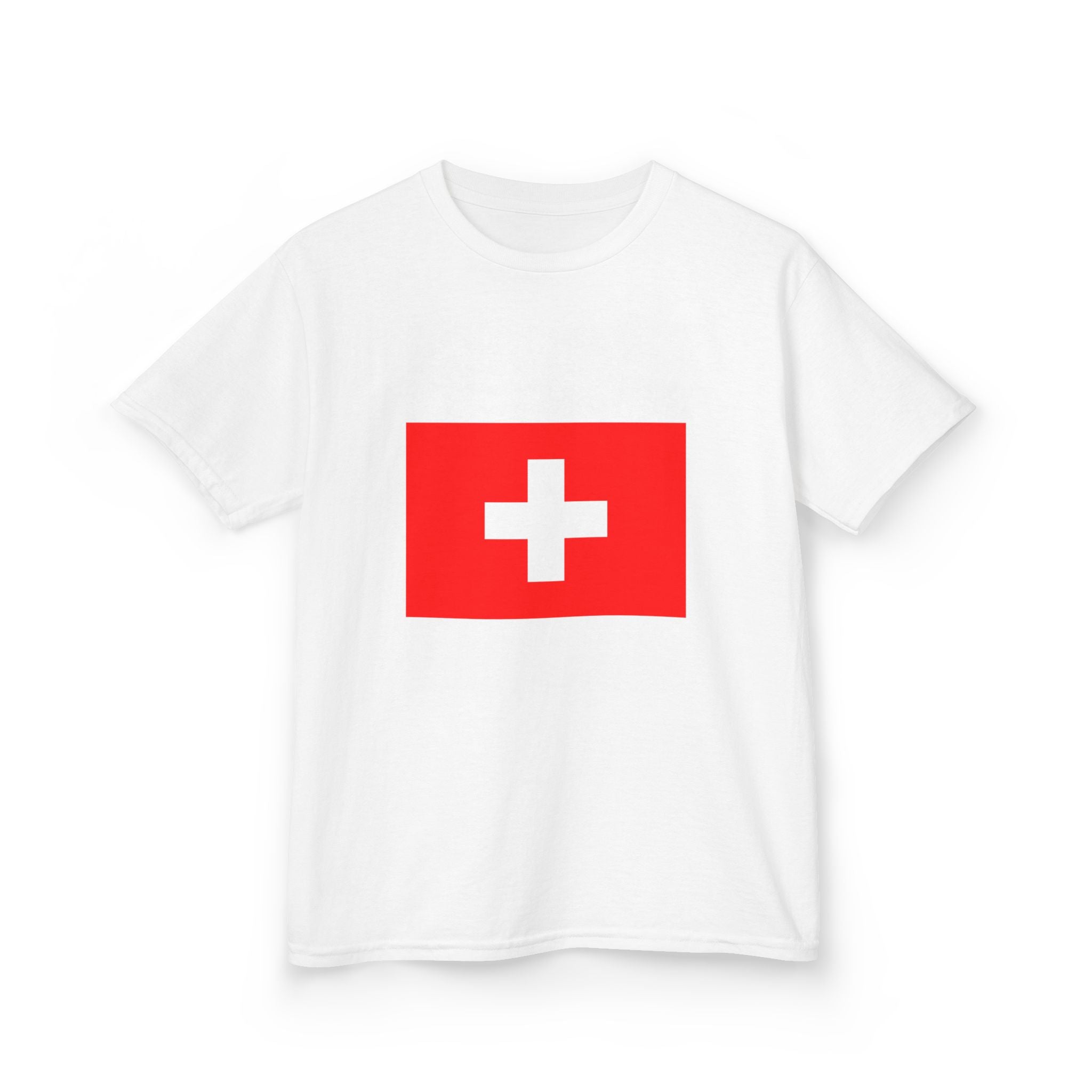 Switzerland Kids T-Shirt – Swiss Flag "SUI" Soccer Jersey Style