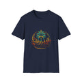 Arabic Palm Tree T-Shirt — حلاوة و طيب (Vintage Script)