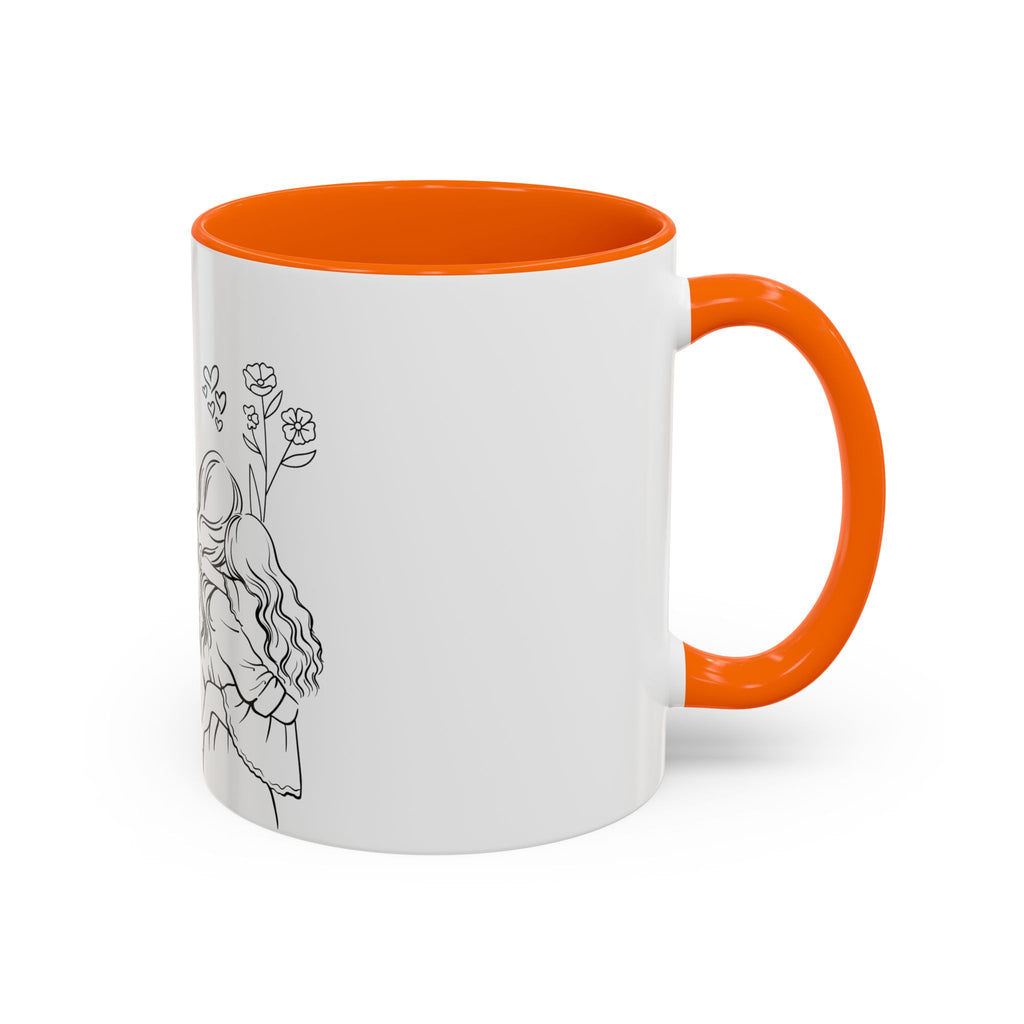 I love you mom Accent Coffee Mug (11, 15oz)