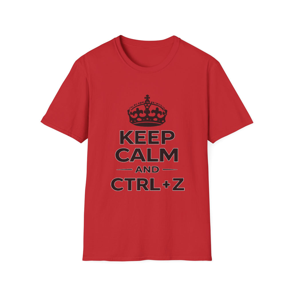 T-Shirt — "Keep Calm and Ctrl+Z" Graphic Tee