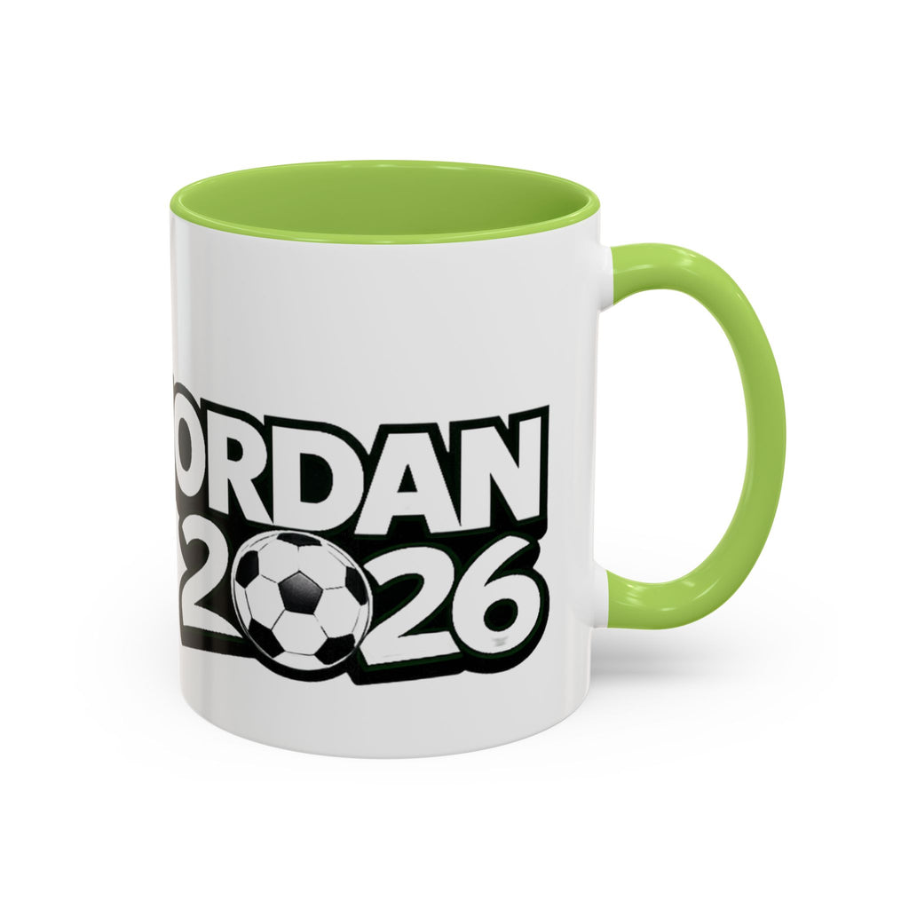 Jordan 2026 Soccer Fan Accent Coffee Mug