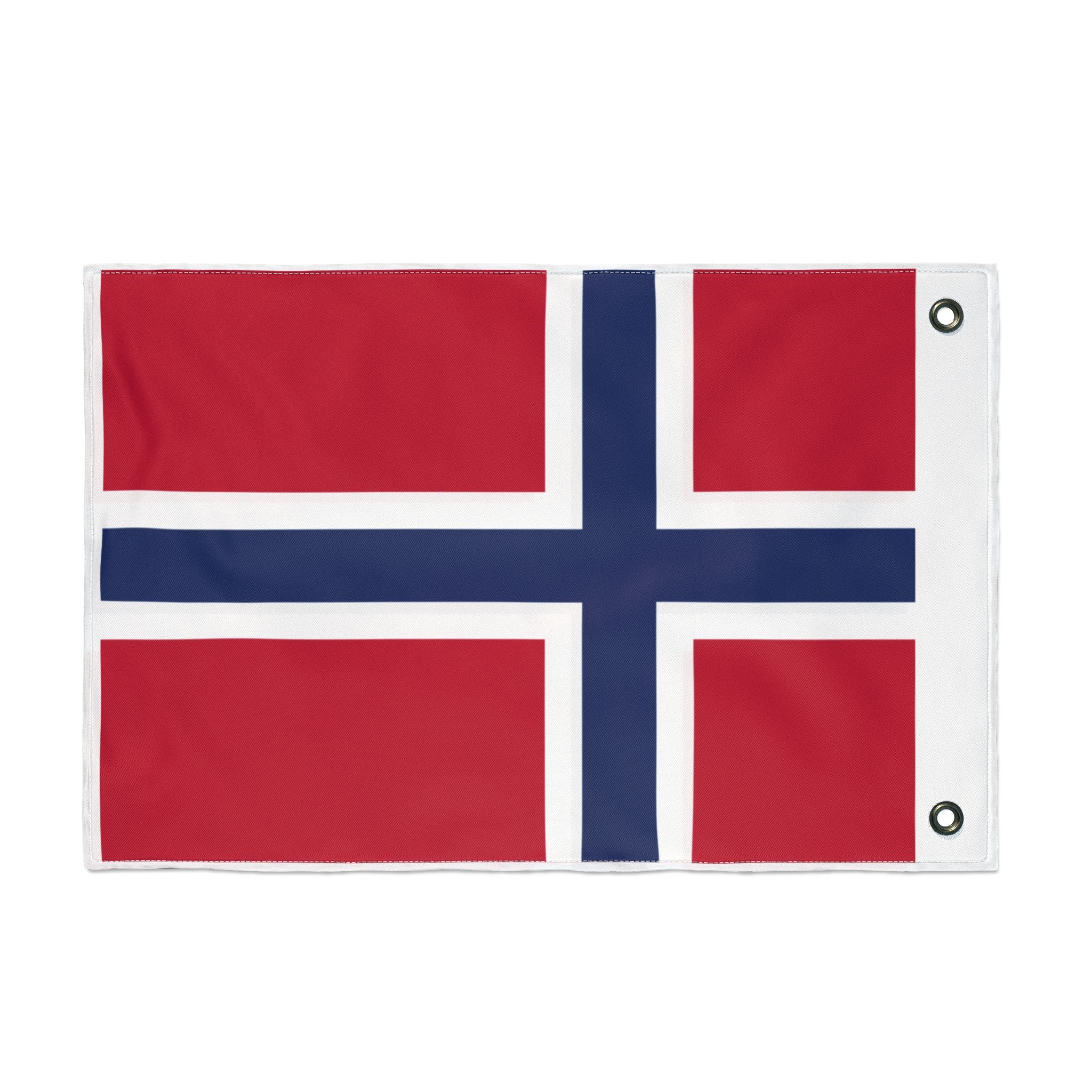 Norway Double-Sided Flag - Outdoor Garden & Nautical Display