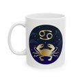 Cancer Zodiac Cancer Constellation Ceramic Mug — Astrology Night Sky Coffee Cup (11oz, 15oz)