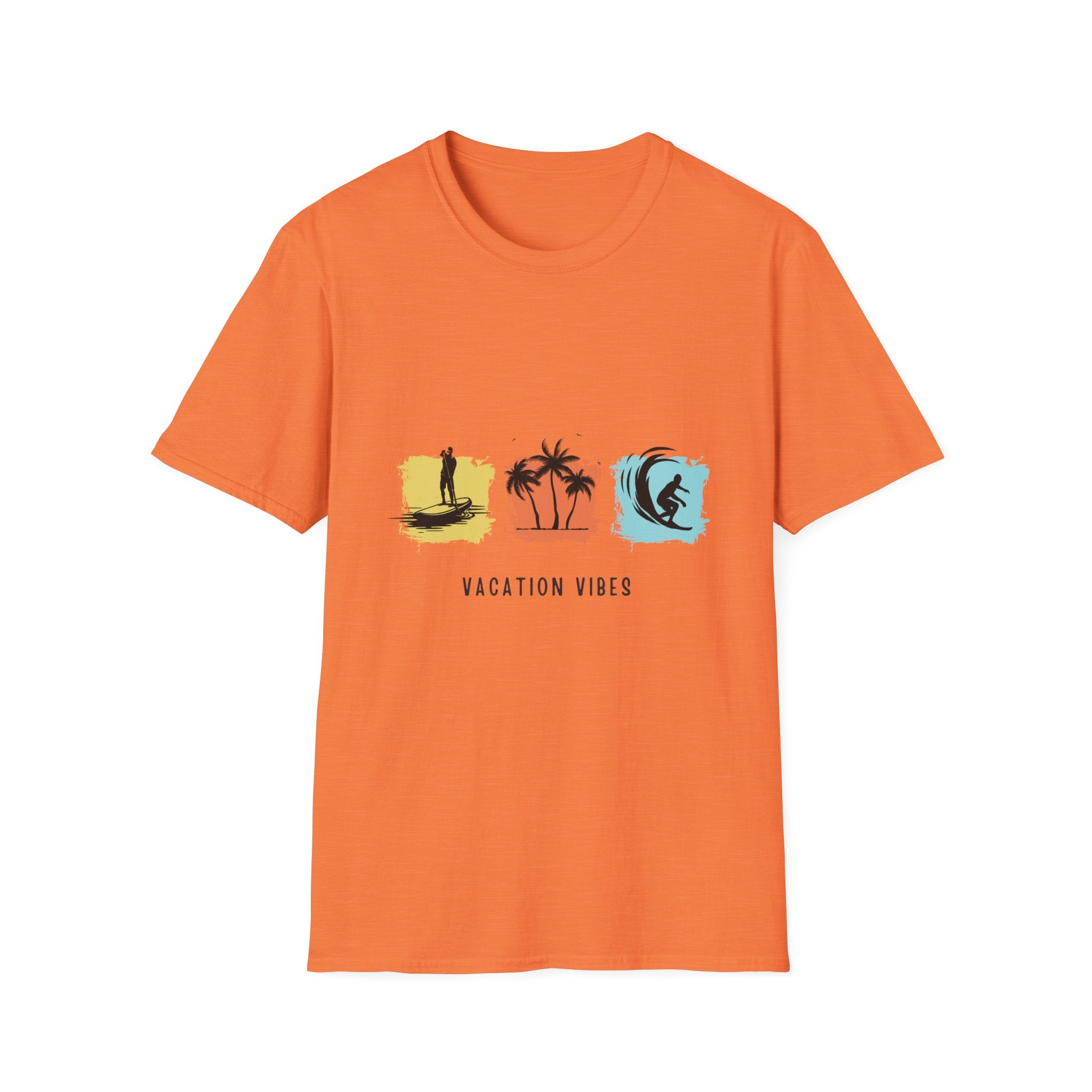 Vacation Vibes T-Shirt — Beach Surf Palm Tree Graphic Tee