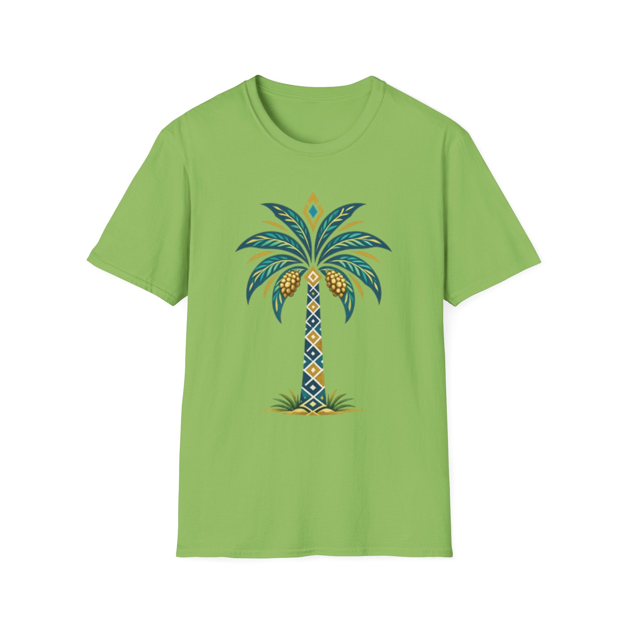 Tropical Patterned Palm Tree Tee