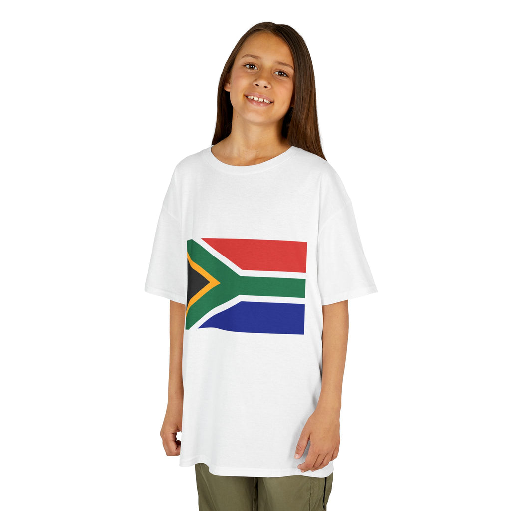 South Africa Flag Kids T-Shirt — South Africa Flag & Cup Trophy Tee